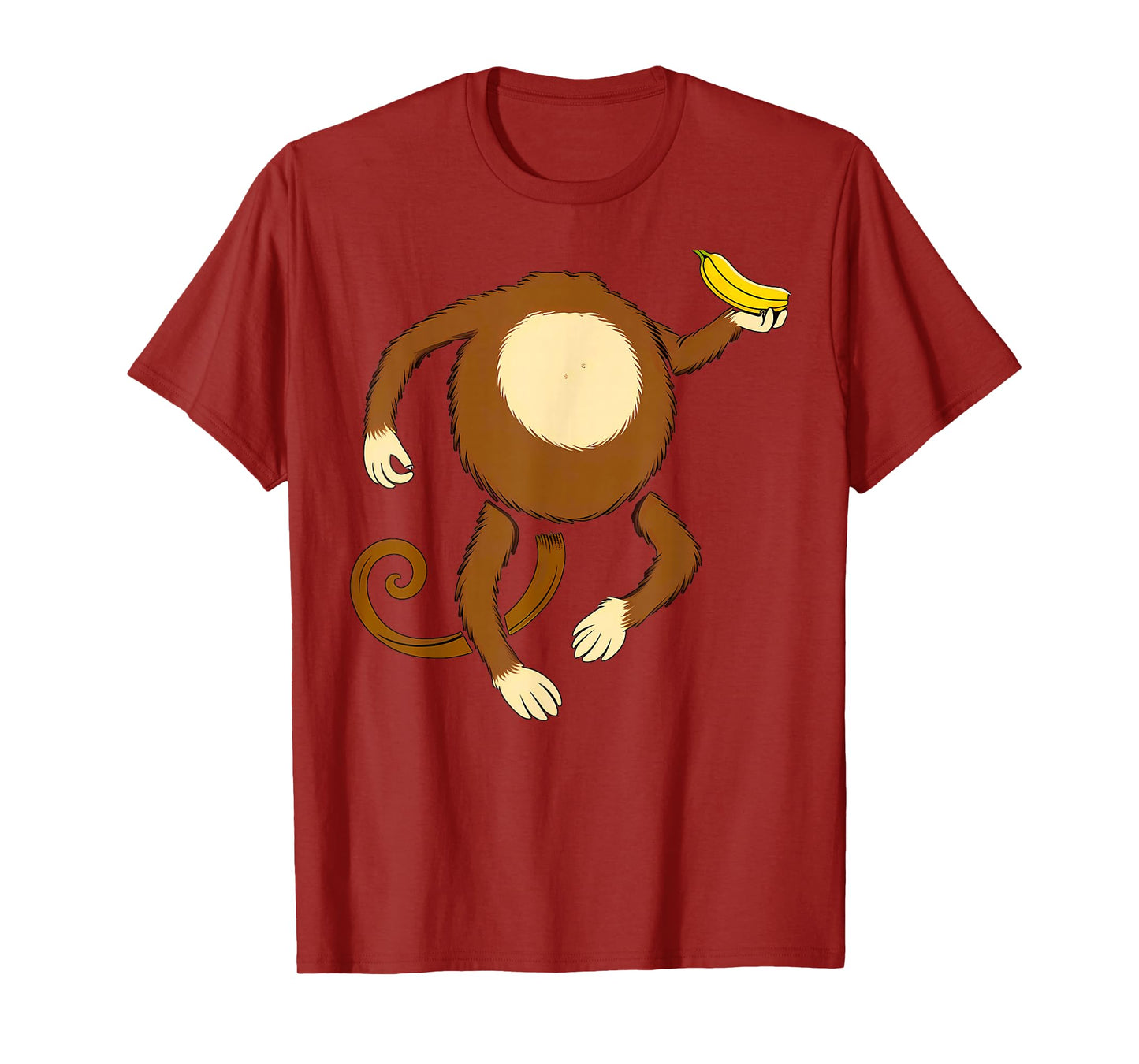 Monkey Holding Banana Halloween Costume T-Shirt
