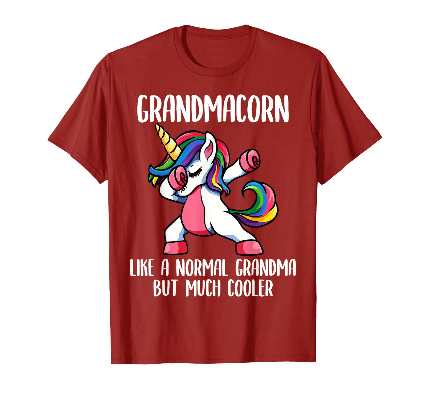 Unicorn Grandma Girl Birthday Party Clothing GrandmaCorn T-Shirt