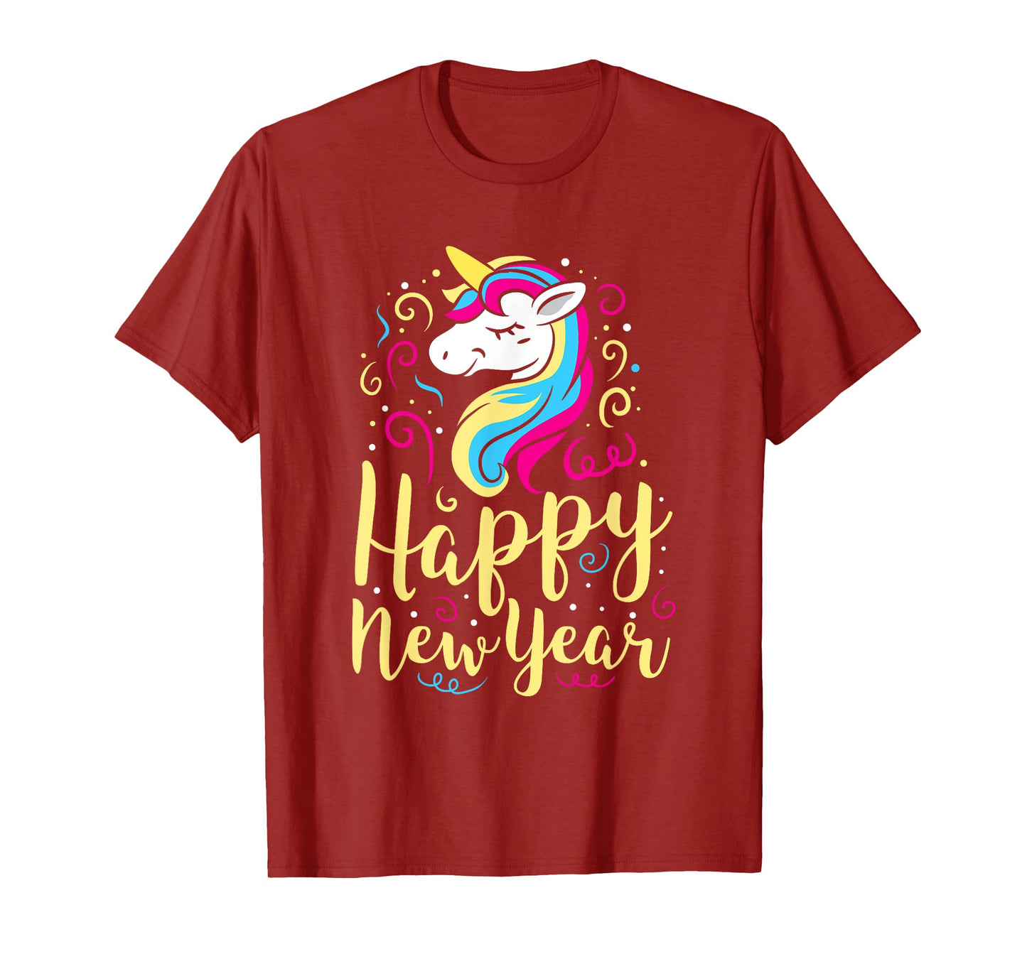 Happy New Year Unicorn New Years Eve Party T-Shirt