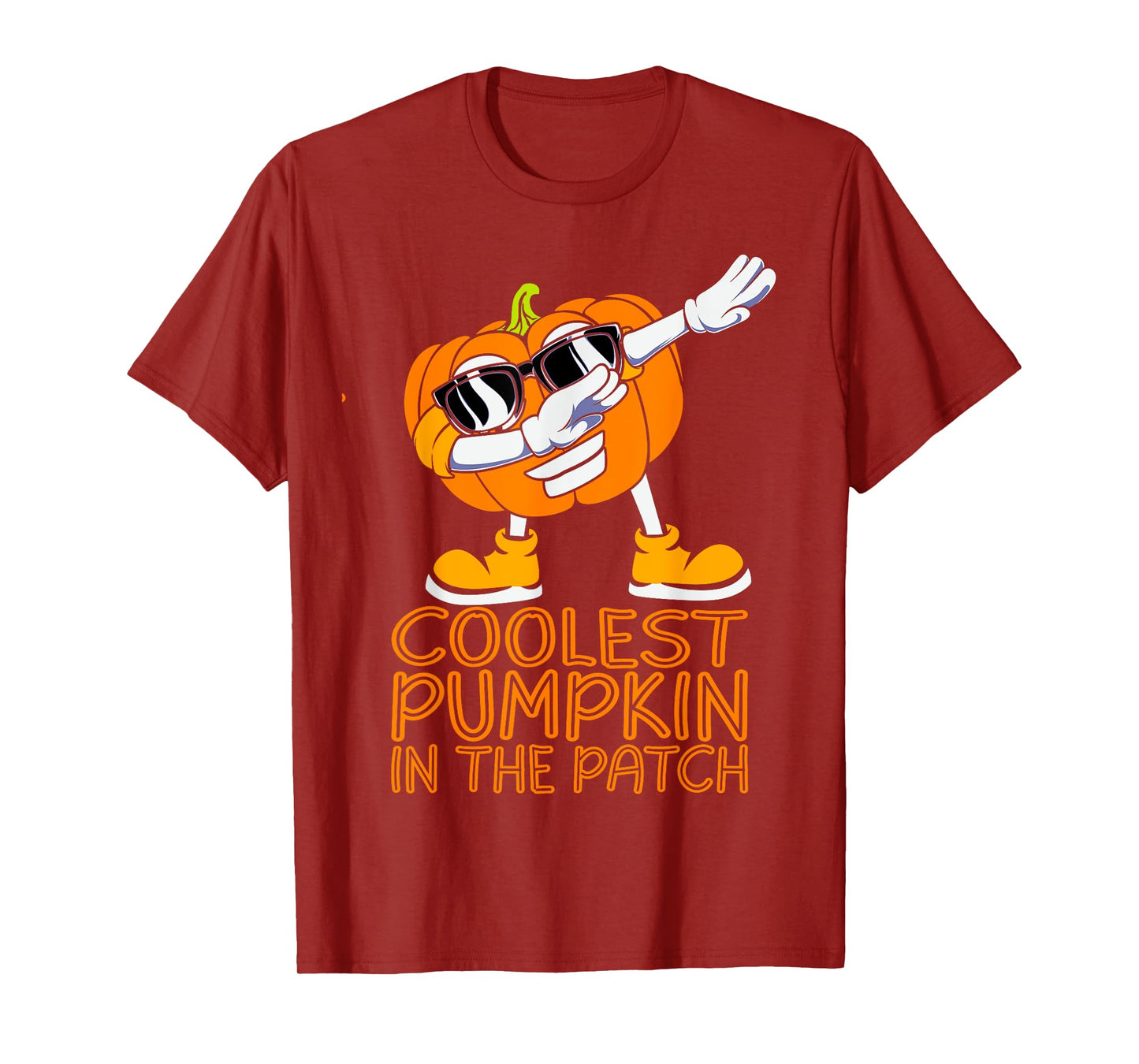 Coolest Pumpkin In The Patch Halloween Jackolantern Kid Boy T-Shirt