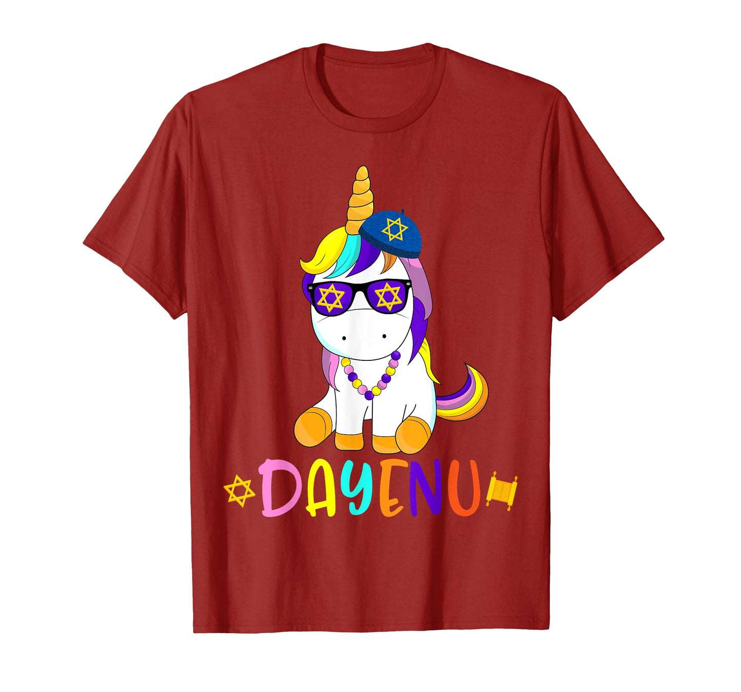 Passover Unicorn Shirt Jewish Matzo Jewnicorn Dayenu Pesach T-Shirt