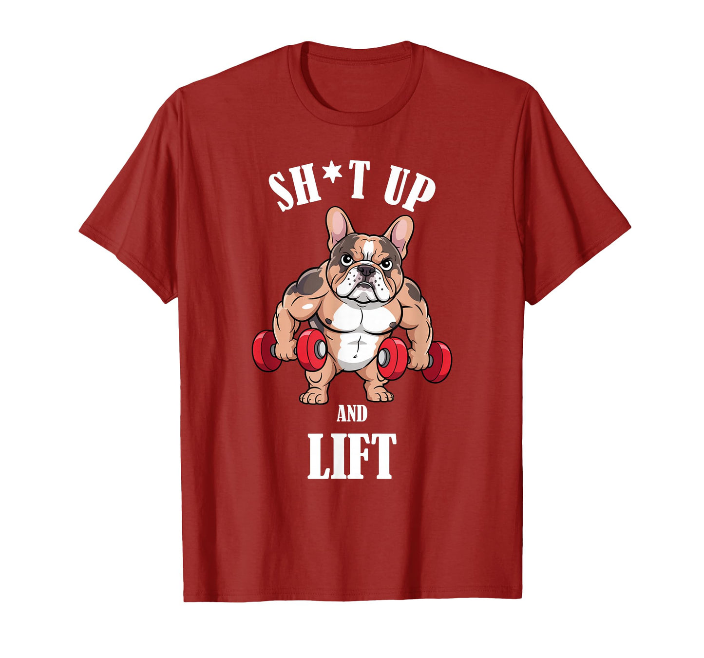 French Bulldog Weightlifting Shirt Gym French Bulldog T-Shirt