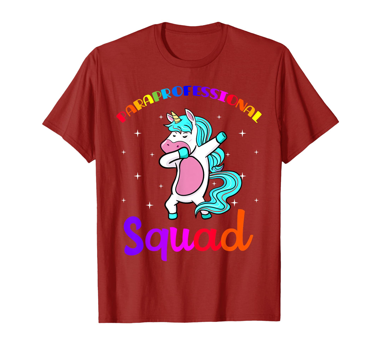 Paraprofessional Squad Paraeducator Para-pro Teacher's Aide T-Shirt for Men Women Girls Kids