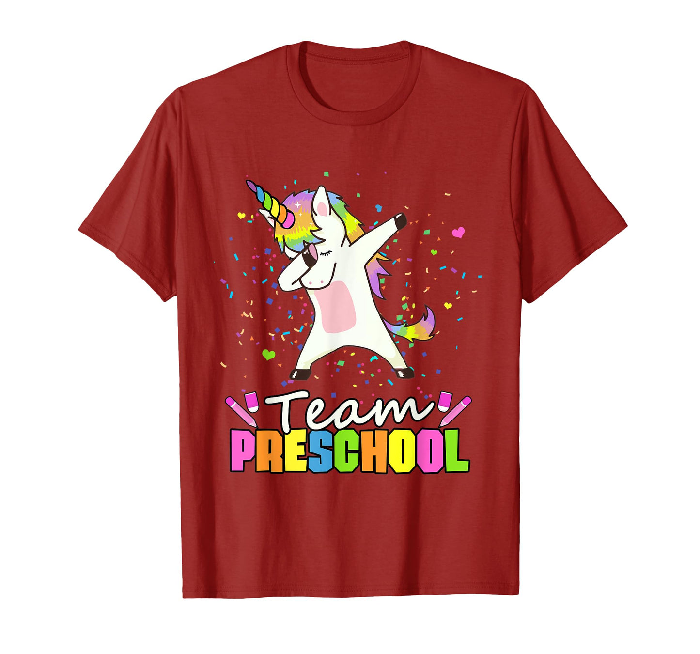 Team Preschool Unicorn Team Pre-K Preschool Crew T-Shirt