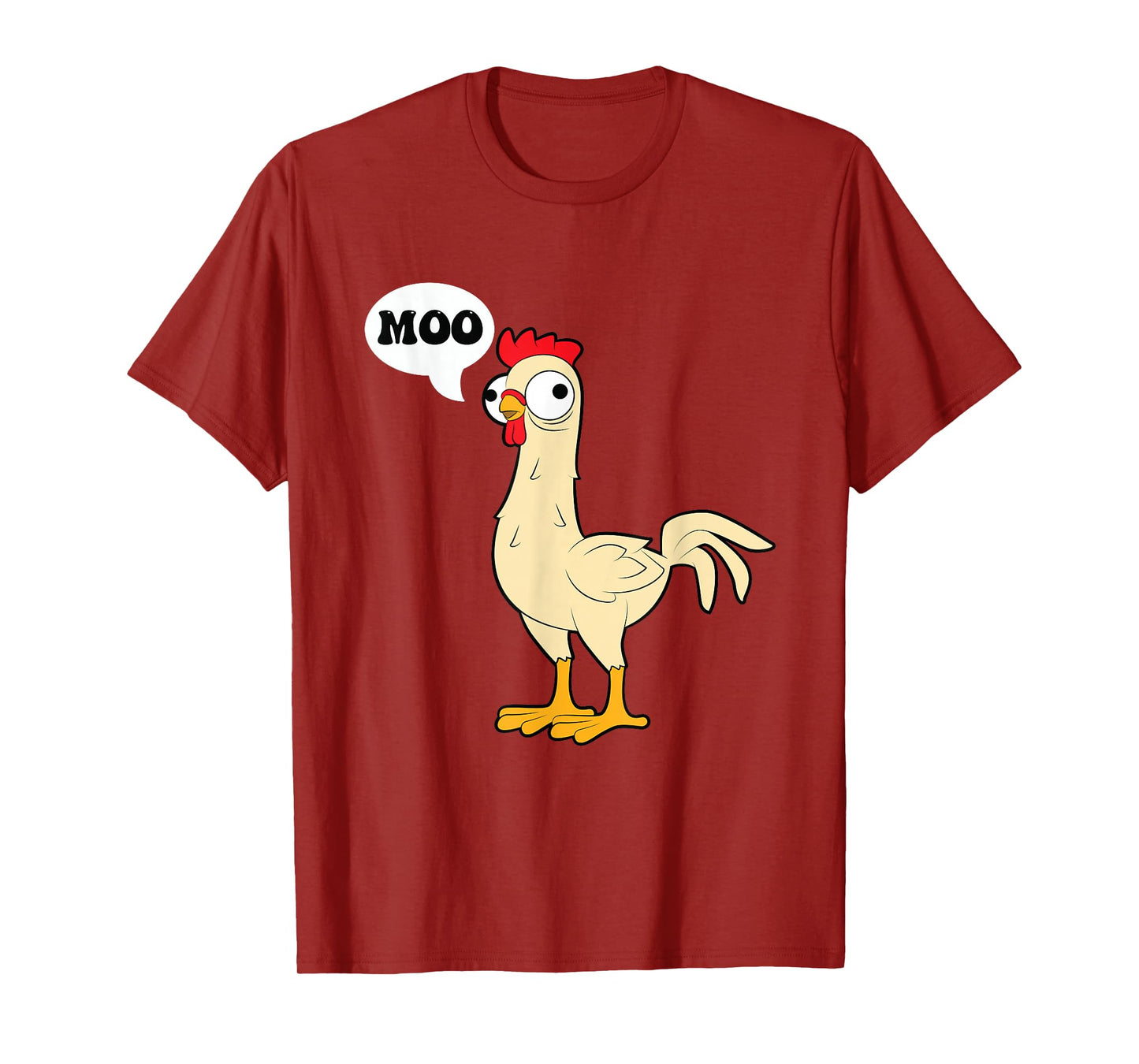 chicken - hen - fowl - cow - funny - joke - dad joke T-Shirt