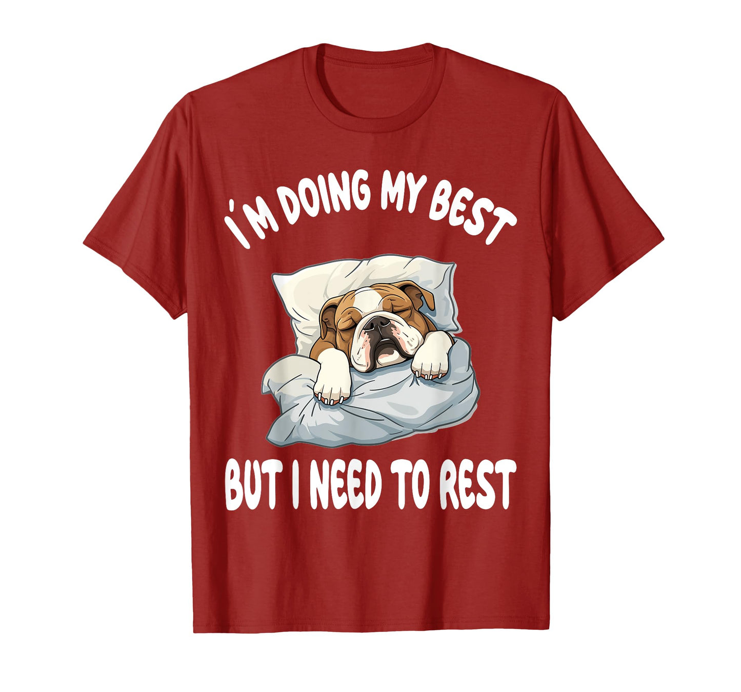 English Bulldog Official Sleepshirt Pajamas Nightgown T-Shirt for Men Women Girls Kids