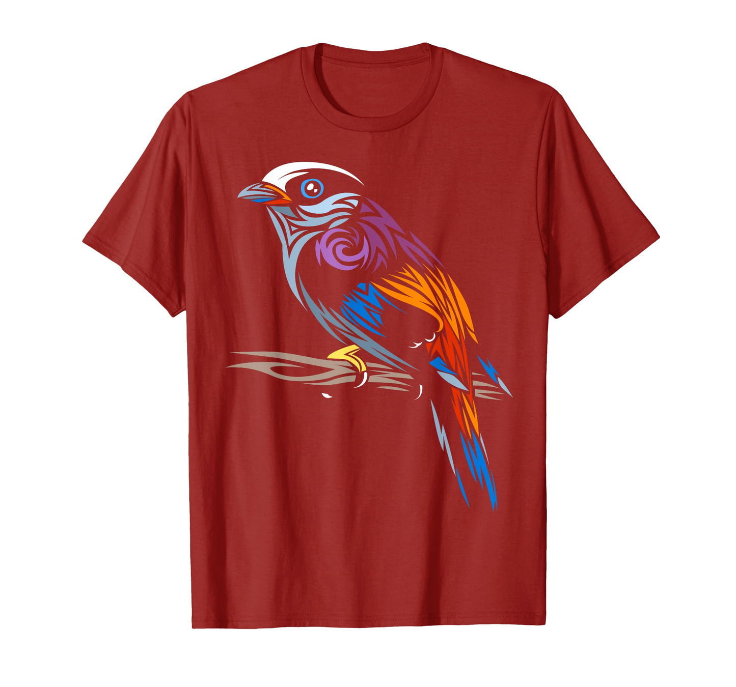 Tribal Sparrow tropical bird T-Shirt
