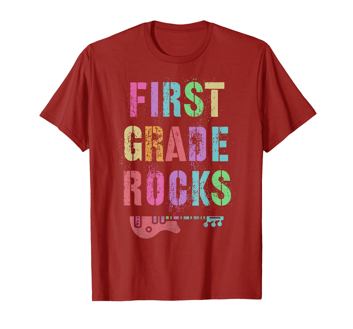 Hello 1st GRADE ROCKS Teacher Team FIRST Gr Vibes Rockstar T-Shirt for Men Women Kids