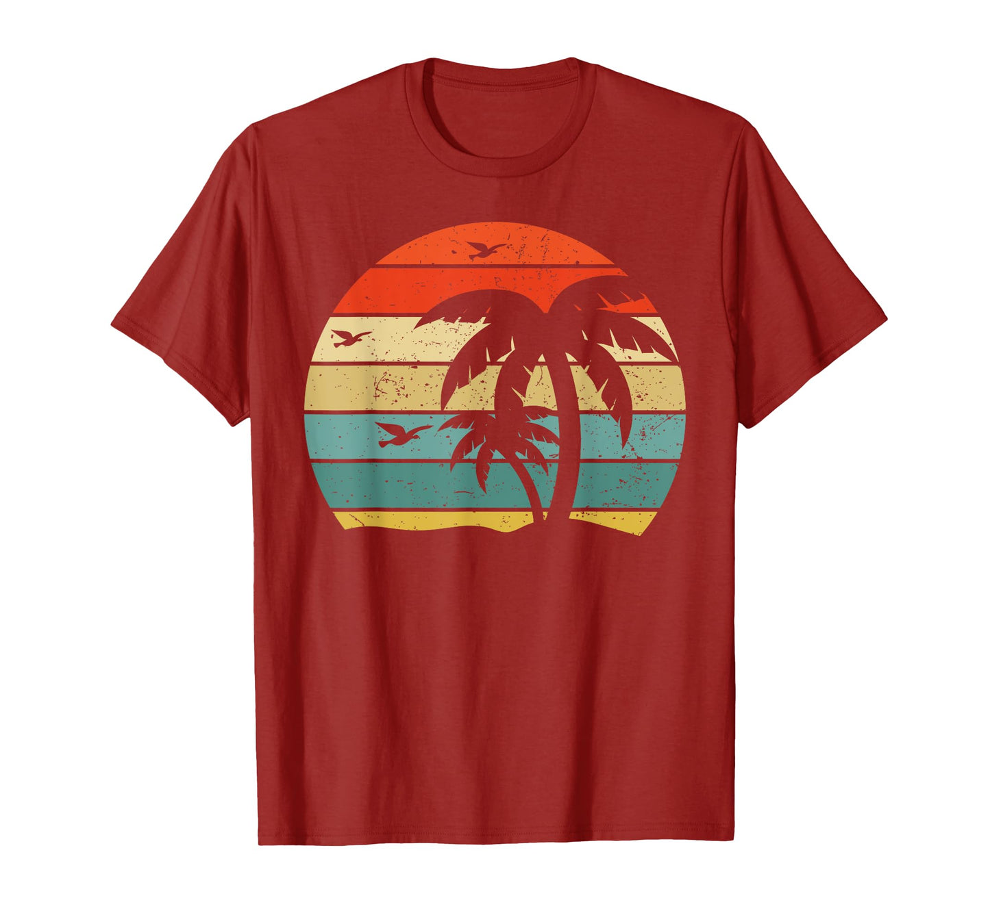 Cool Tropical T-Shirt Palm Trees Beach Retro Holiday Vintage T-Shirt