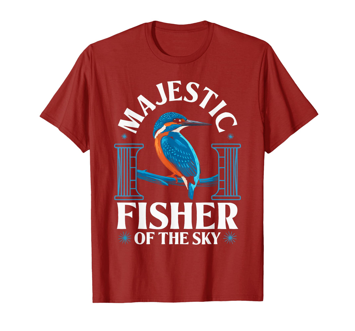 Belted Kingfisher Bird Lover Ornithology Birdwatching T-Shirt
