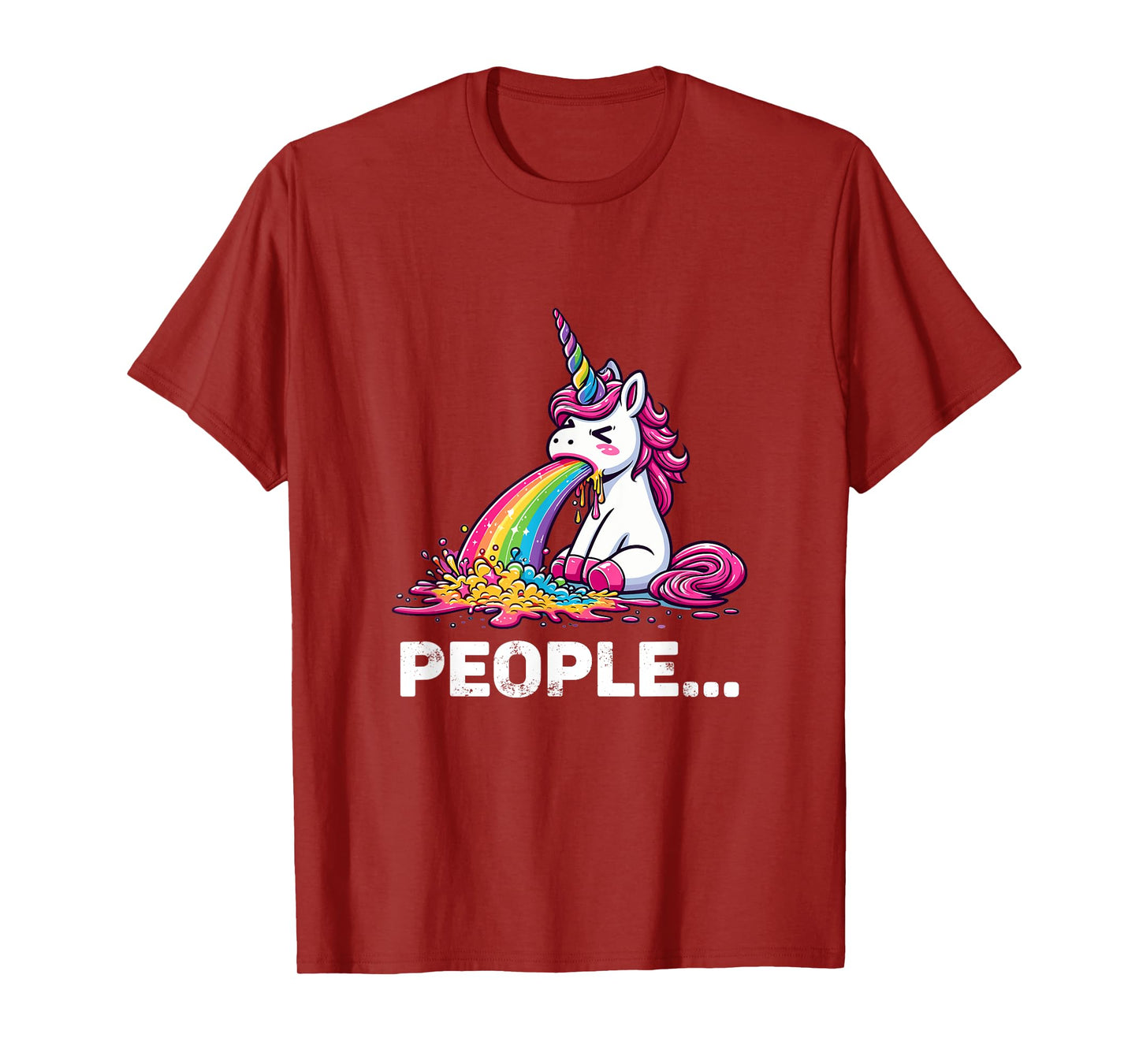Eww People Cute Funny Unicorn T-Shirt