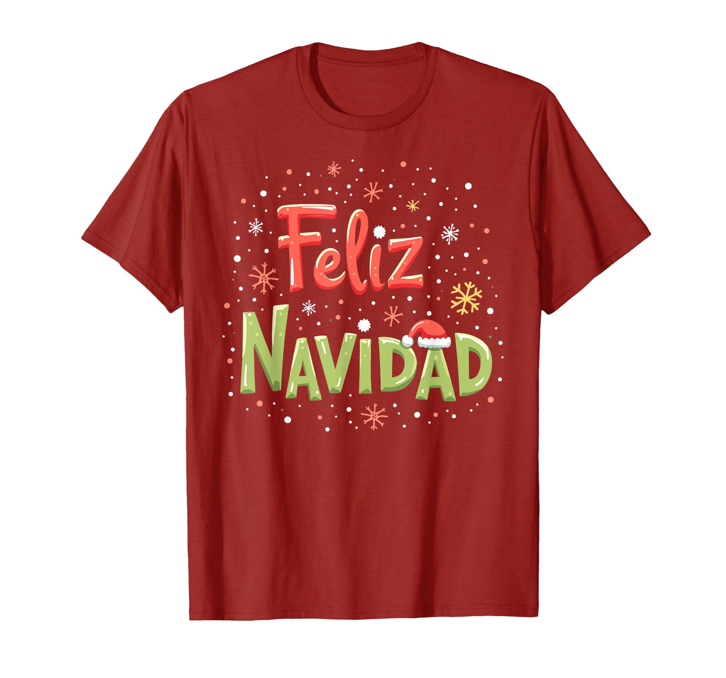 Feliz Navidad Christmas Mexican Xmas Spanish New Year T-Shirt