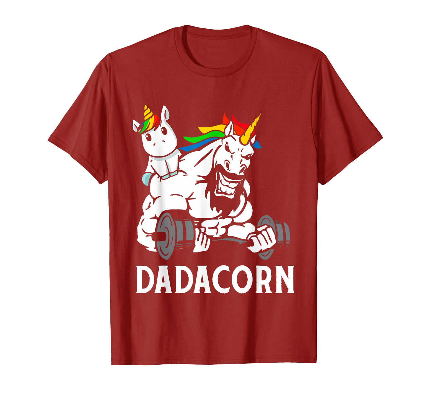 Fathers Day Gift Unicorn Dad Shirt Funny Dadacorn Men T-Shirt