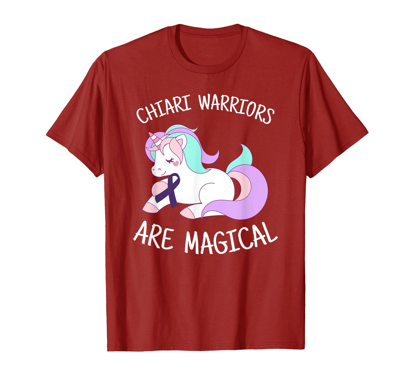 Unicorn Chiari Malformation Awareness Gift, Chiari Warrior T-Shirt