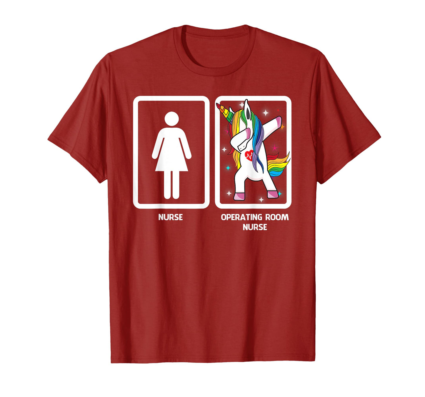 Operating room nurse Unicorn Dabbing Funny Dabbing T-Shirt