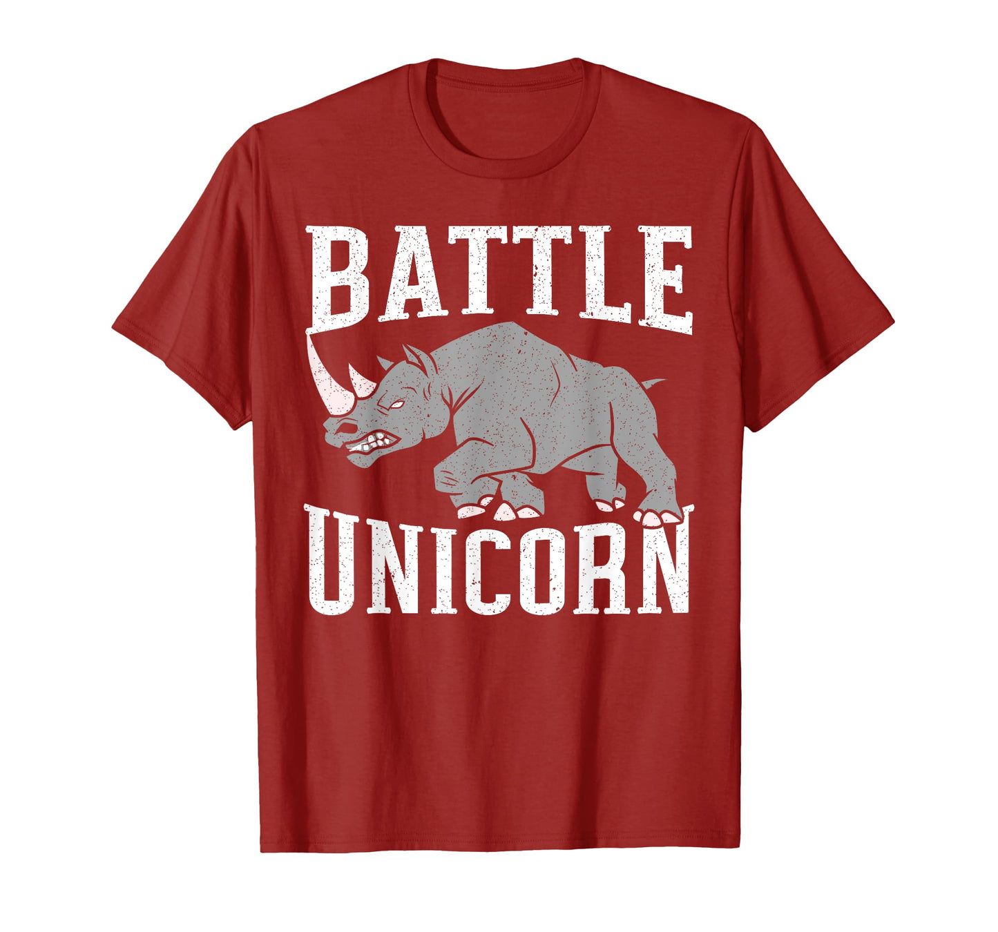 Battle Unicorn Rhinocerus Wildlife Animal Herbivore Rhino T-Shirt