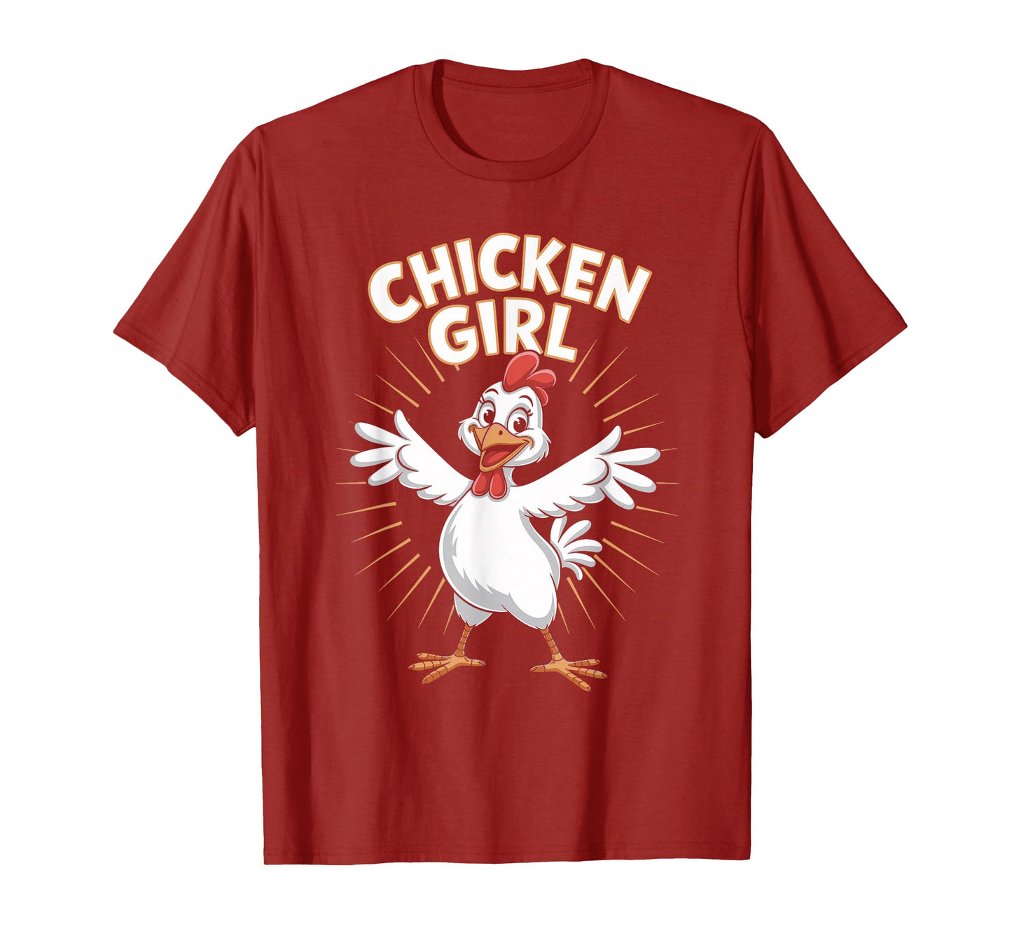 Chicken Girl Childrens Chickens Apparel | Youth Kids Chicken T-Shirt