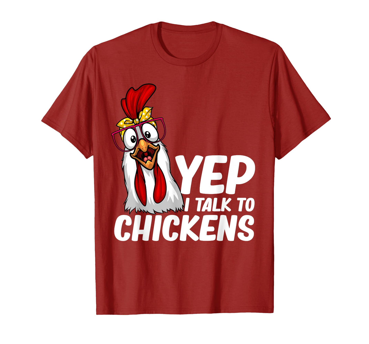 Funny Chicken For Men Women Crazy Chicken Farmer Lovers T-Shirt