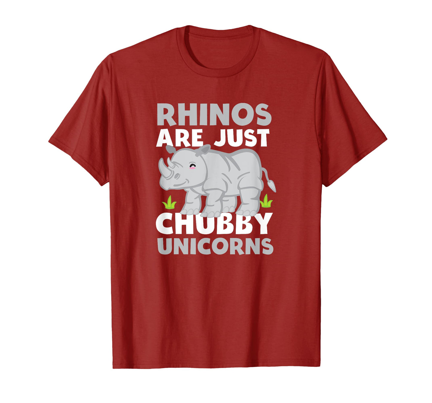 Rhinos Are Just Chubby Unicorns Funny T Shirt T-Shirt