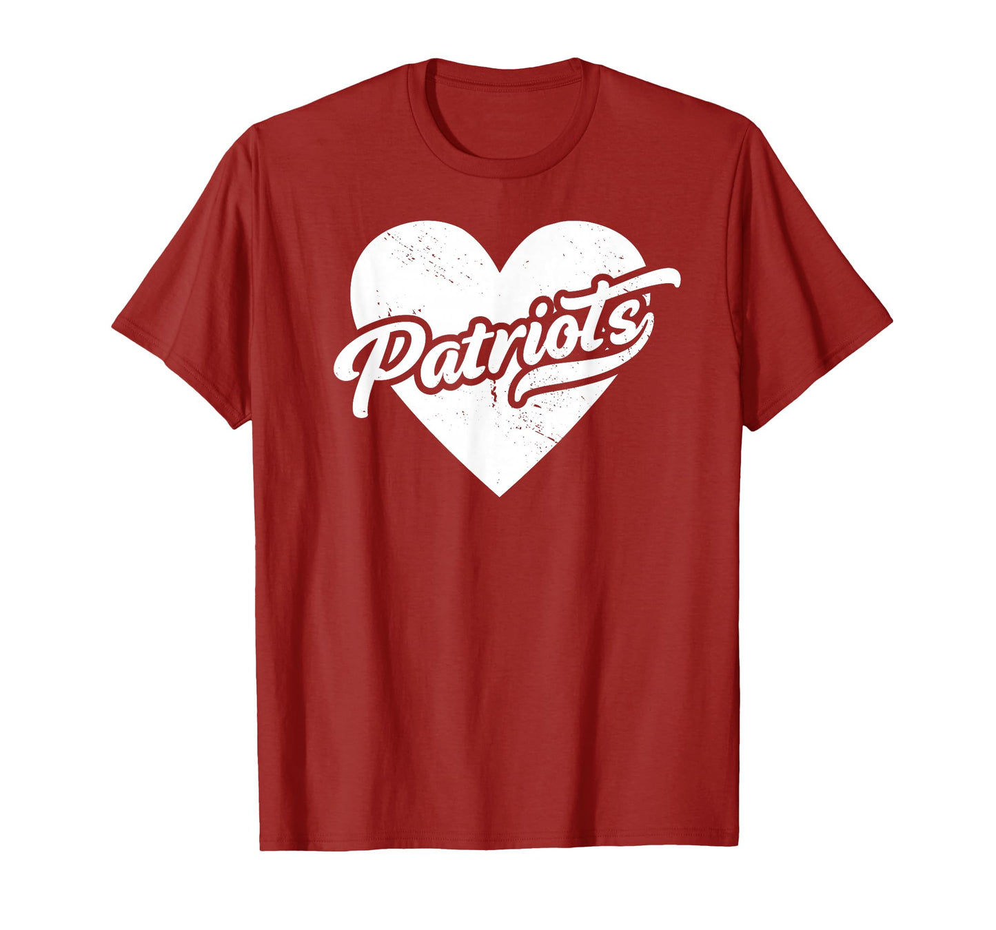 Vintage Patriots School Spirit Go Patriots Love T-Shirt