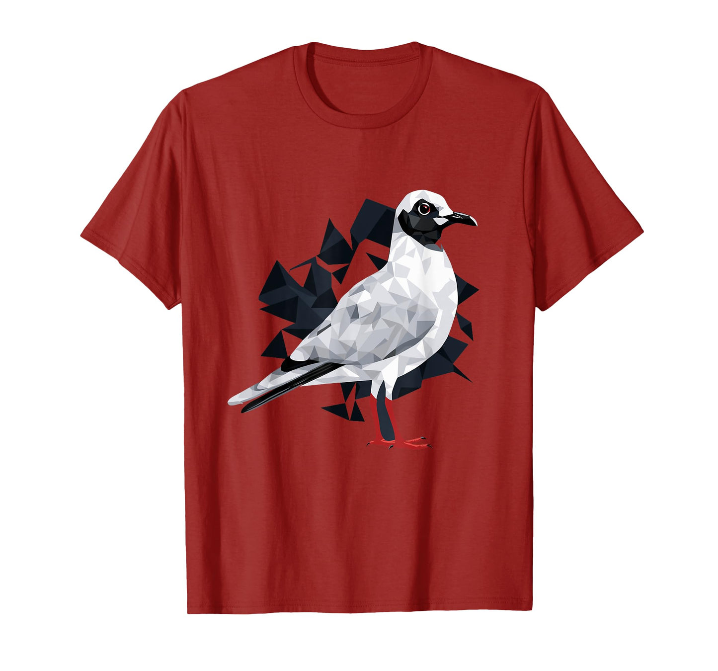 Bonaparte's Gull Geometric Patten Art,Cute Bird Lover T-Shirt