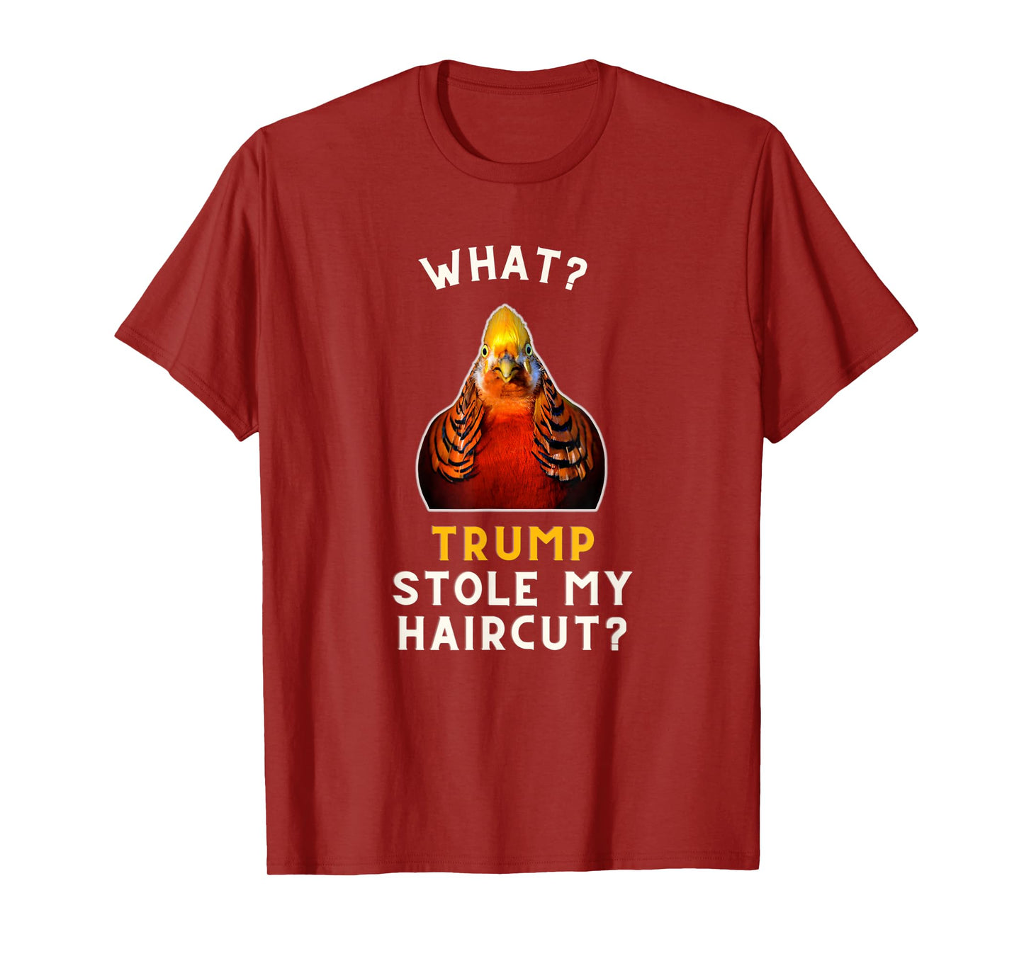 Golden pheasant Meme Bird Men Women Kids T-Shirt
