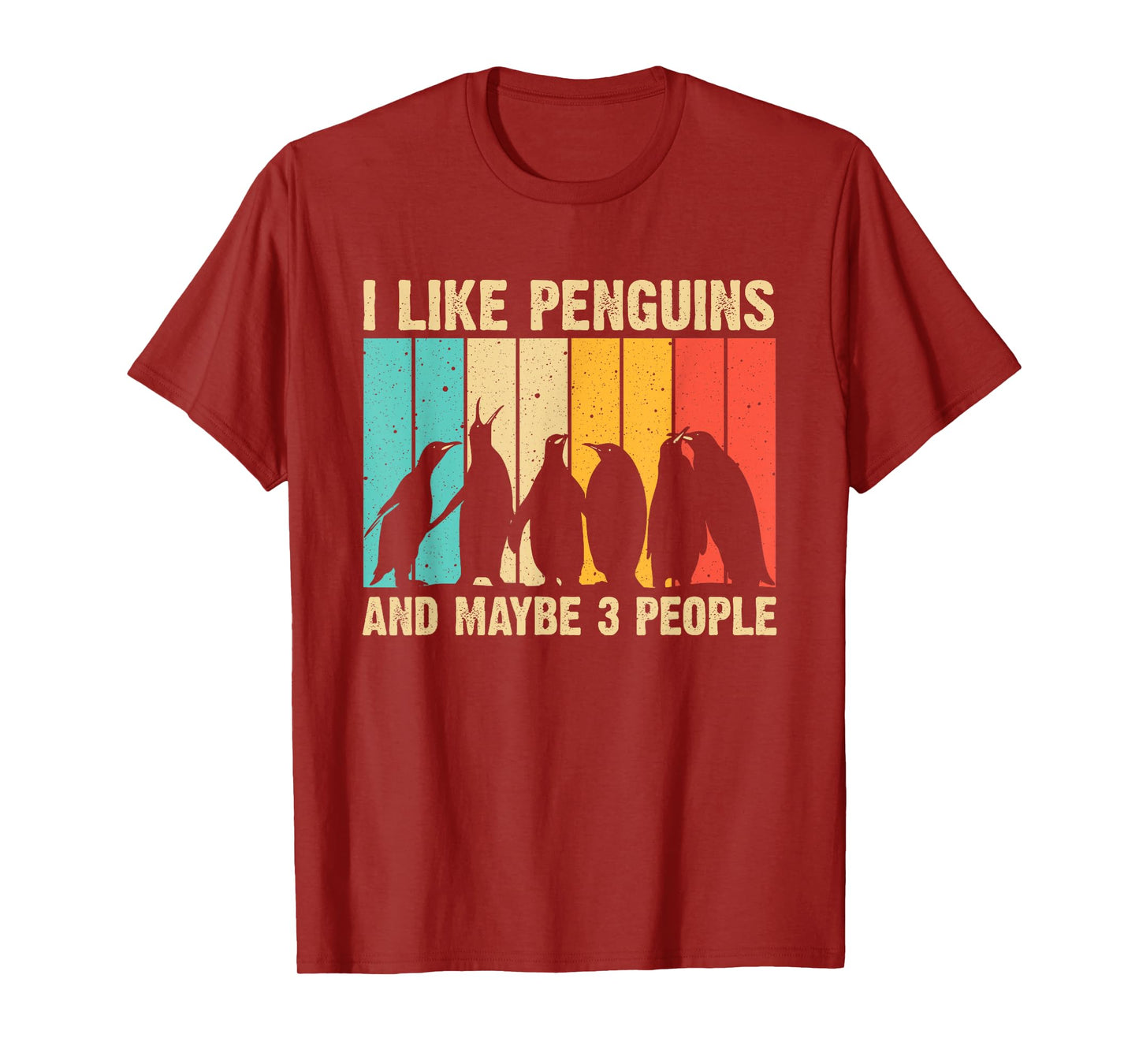 Cute Penguin Design For Men Women Kids Retro Penguin Lover T-Shirt
