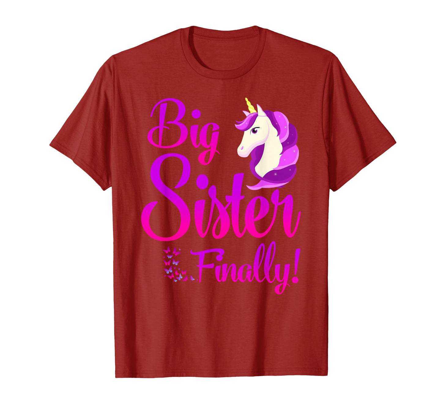 Big Sister Finally Unicorn Shirt - Unicorn shirt for Girl T-Shirt