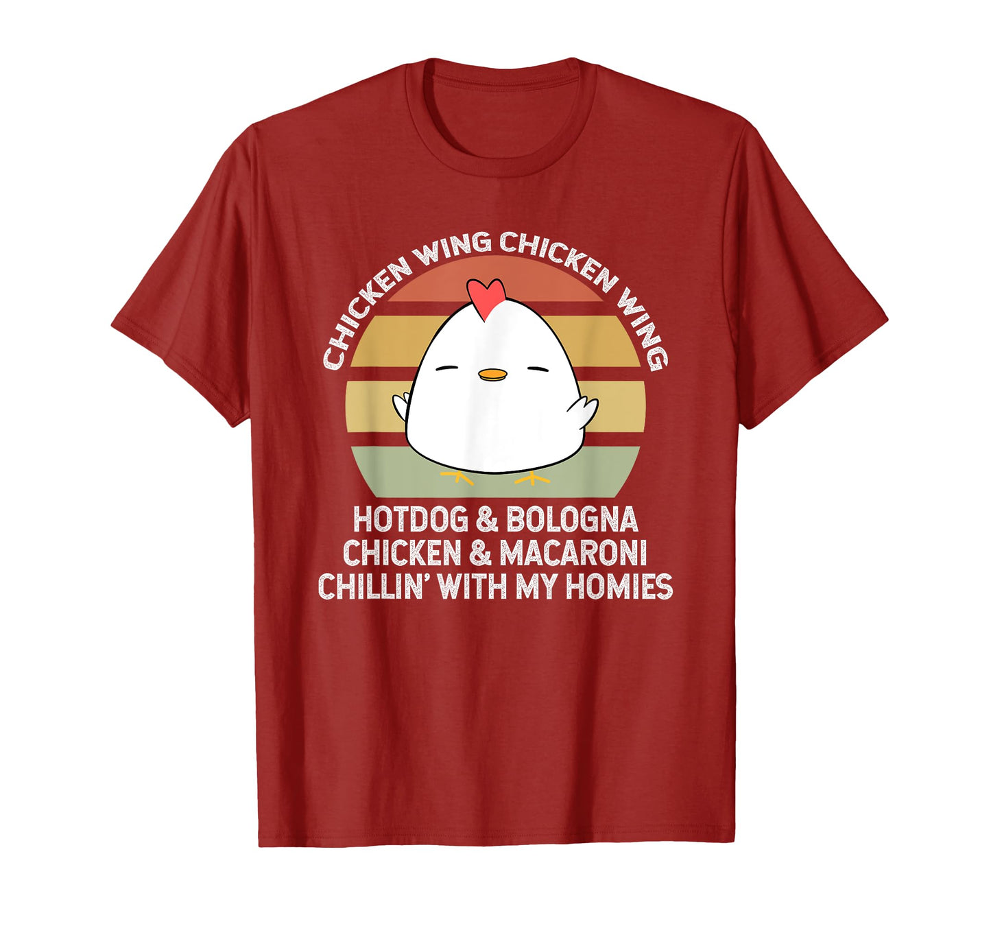Chicken Wing Chicken Wing Hot Dog and Bologna T-Shirt