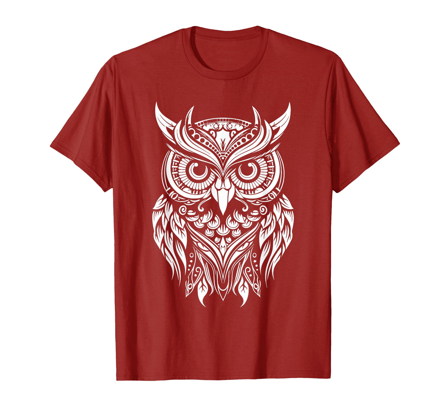 Owl Mandala Graphic Women Men Girls Boys T-Shirt