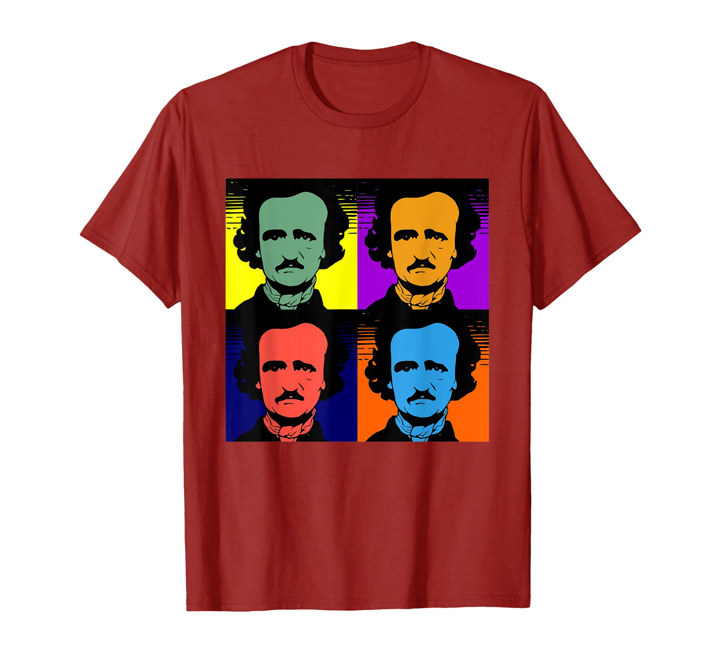 Edgar Allan Poe Pop Art Retro T-Shirt