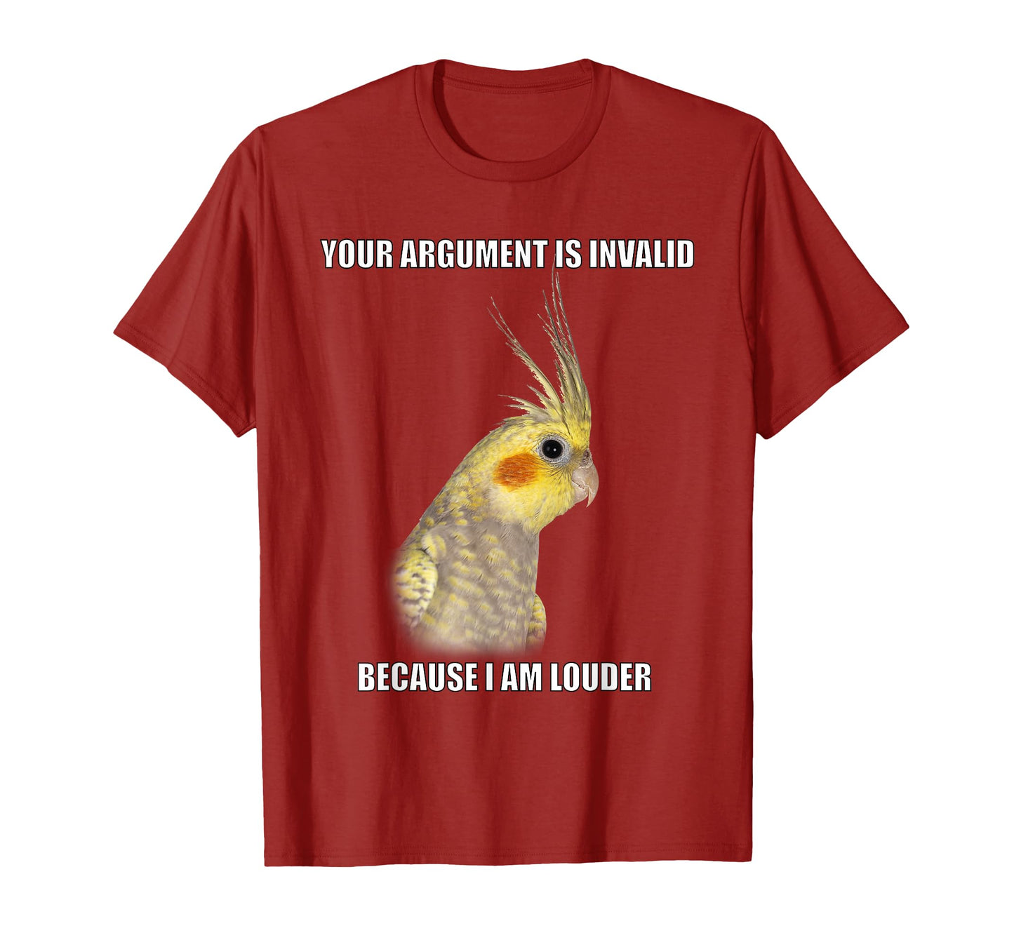 COCKATIEL Birds Funny Cockatiels Design T-Shirt