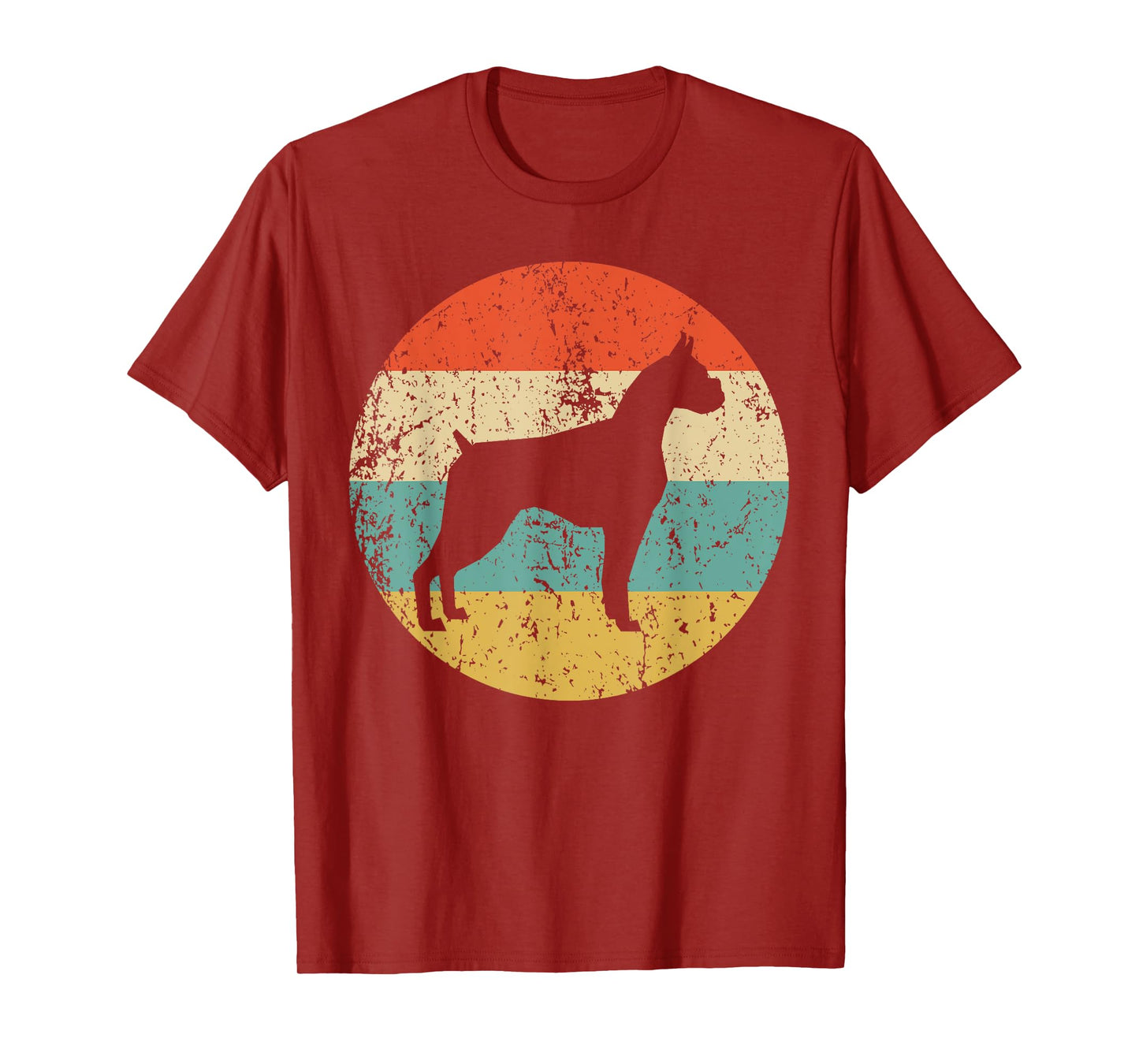Boxer Shirt - Vintage Retro Boxer Dog T-Shirt T-Shirt