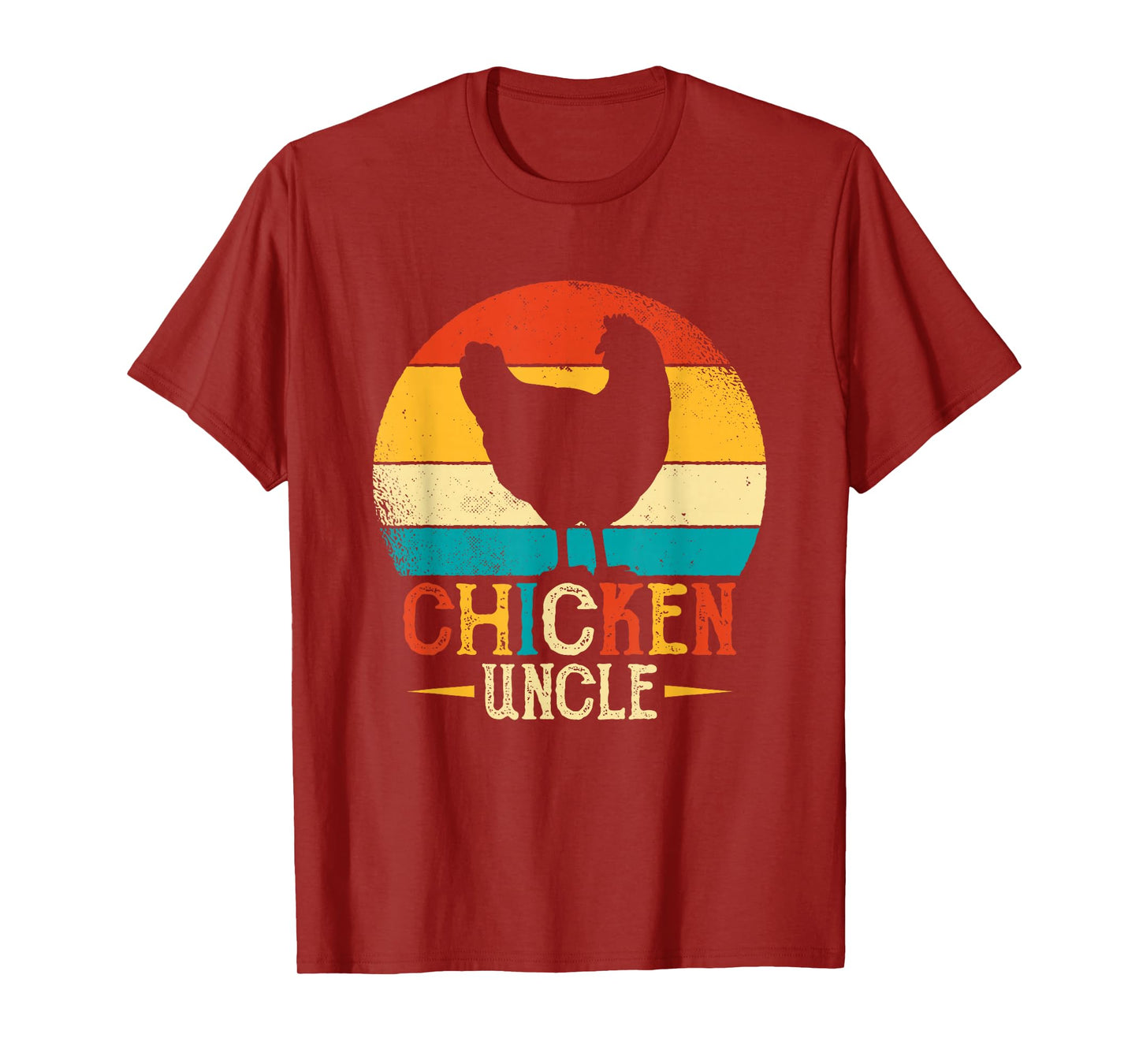 Chicken Lover Uncle Design - Chicken Uncle Poultry Farmer T-Shirt