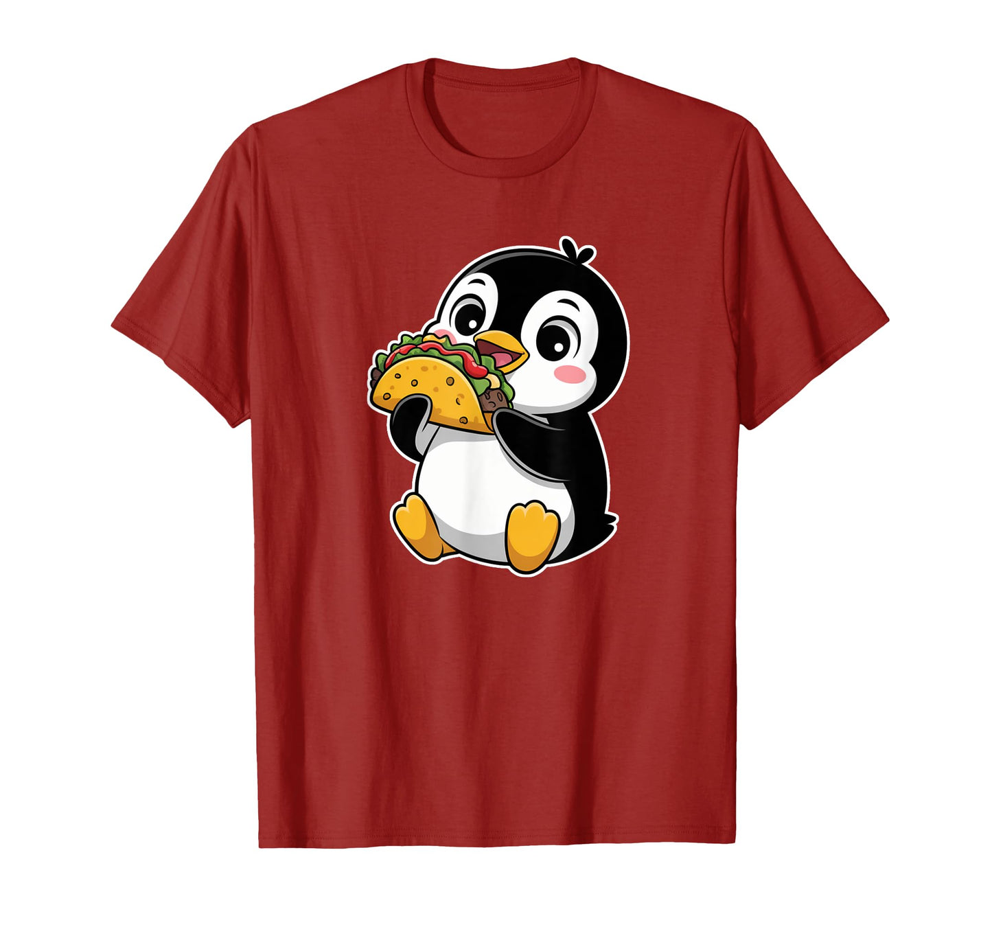 Penguin Eating Taco Shirt Cute Penguin Tacos T-Shirt