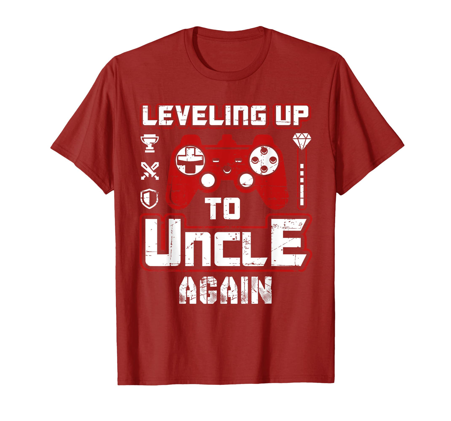 Leveling Up To Uncle Again Pregnancy Announcement T-Shirt