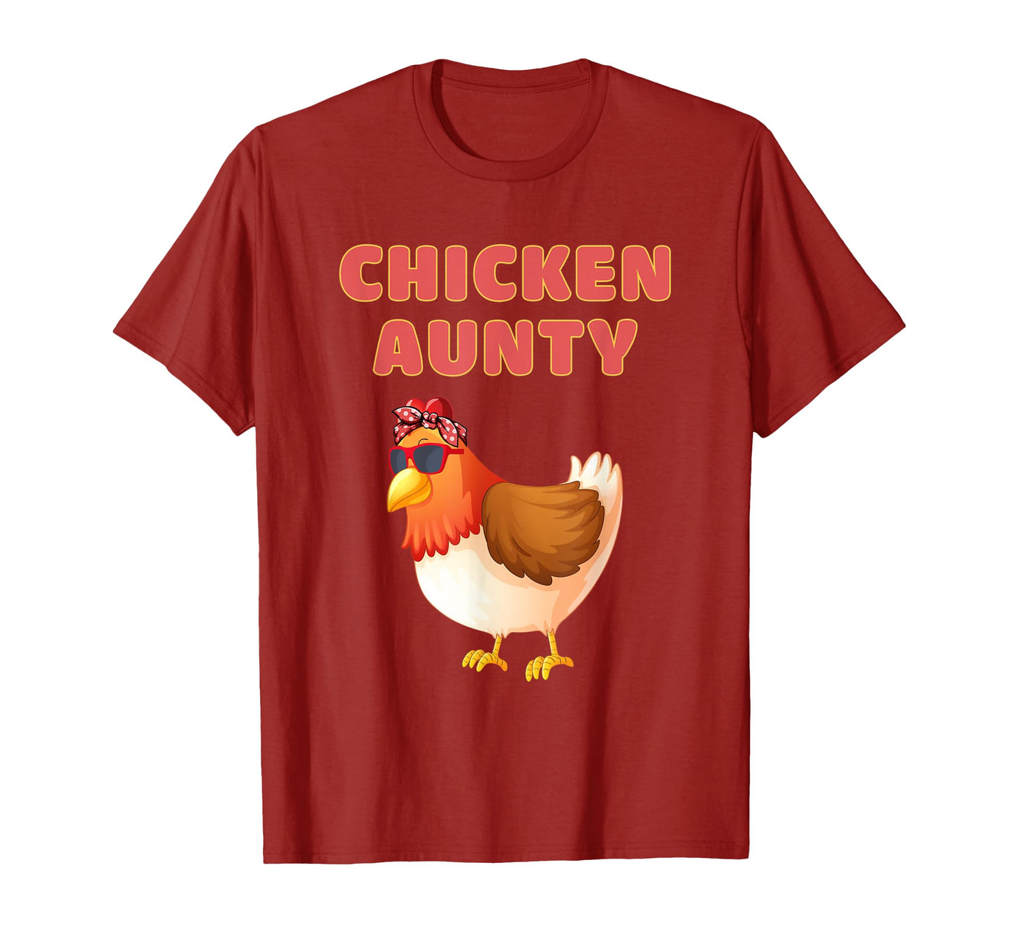 Chicken Aunty Funny Chicken Aunt T-Shirt