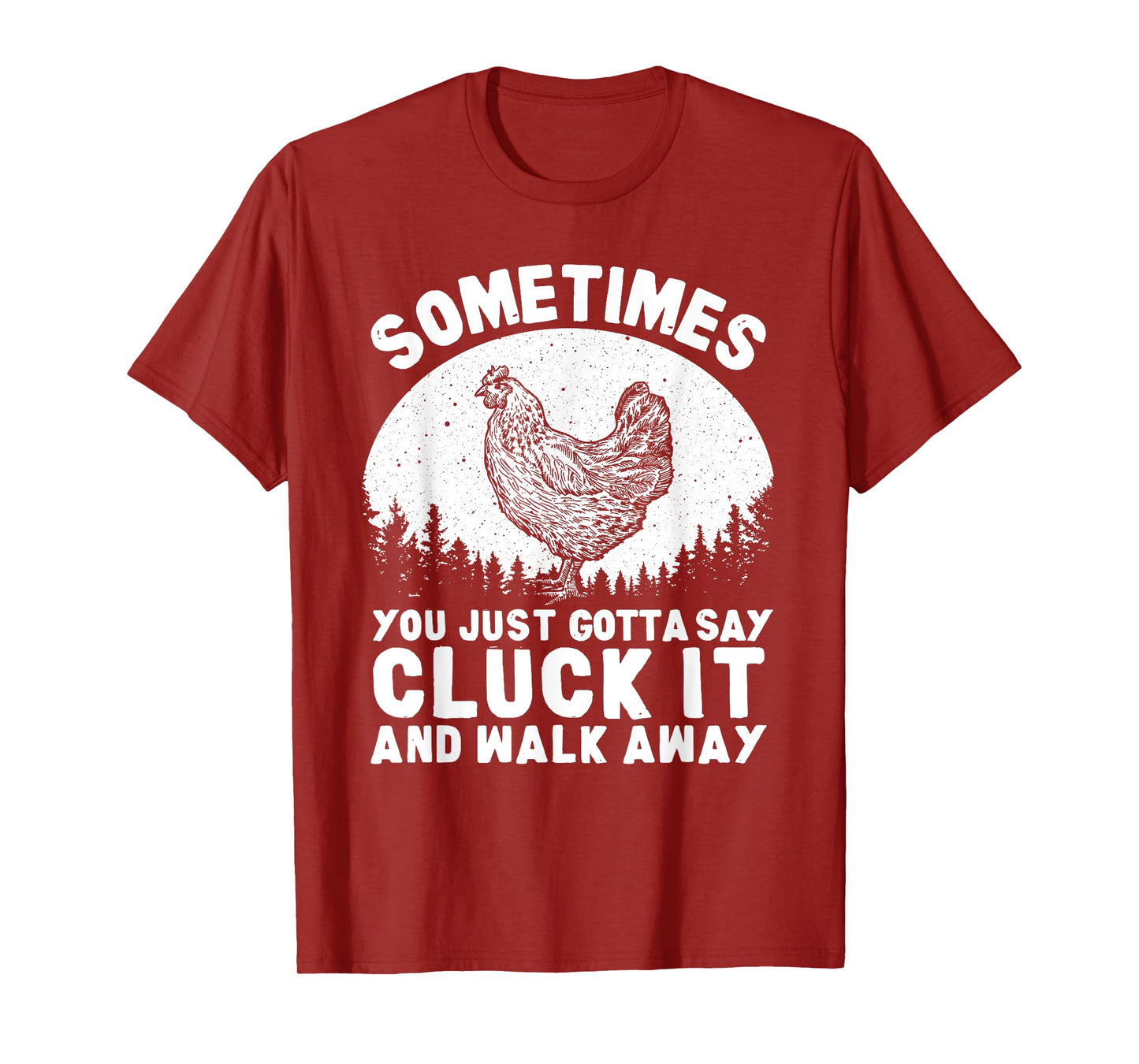 Funny Chicken Art For Men Women Chicken Lover Hen Farmer T-Shirt