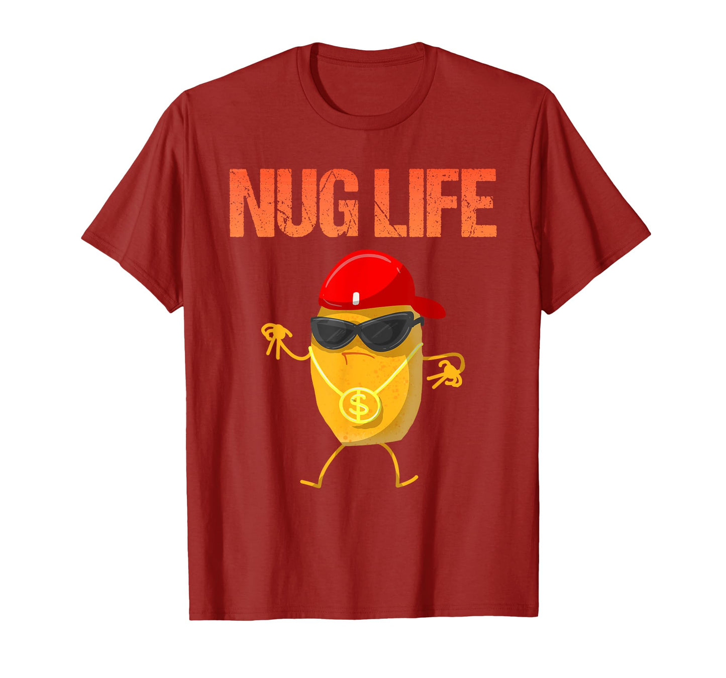 Cool Chicken Nugget Art For Boys Kids Chicken Nugget Lover T-Shirt