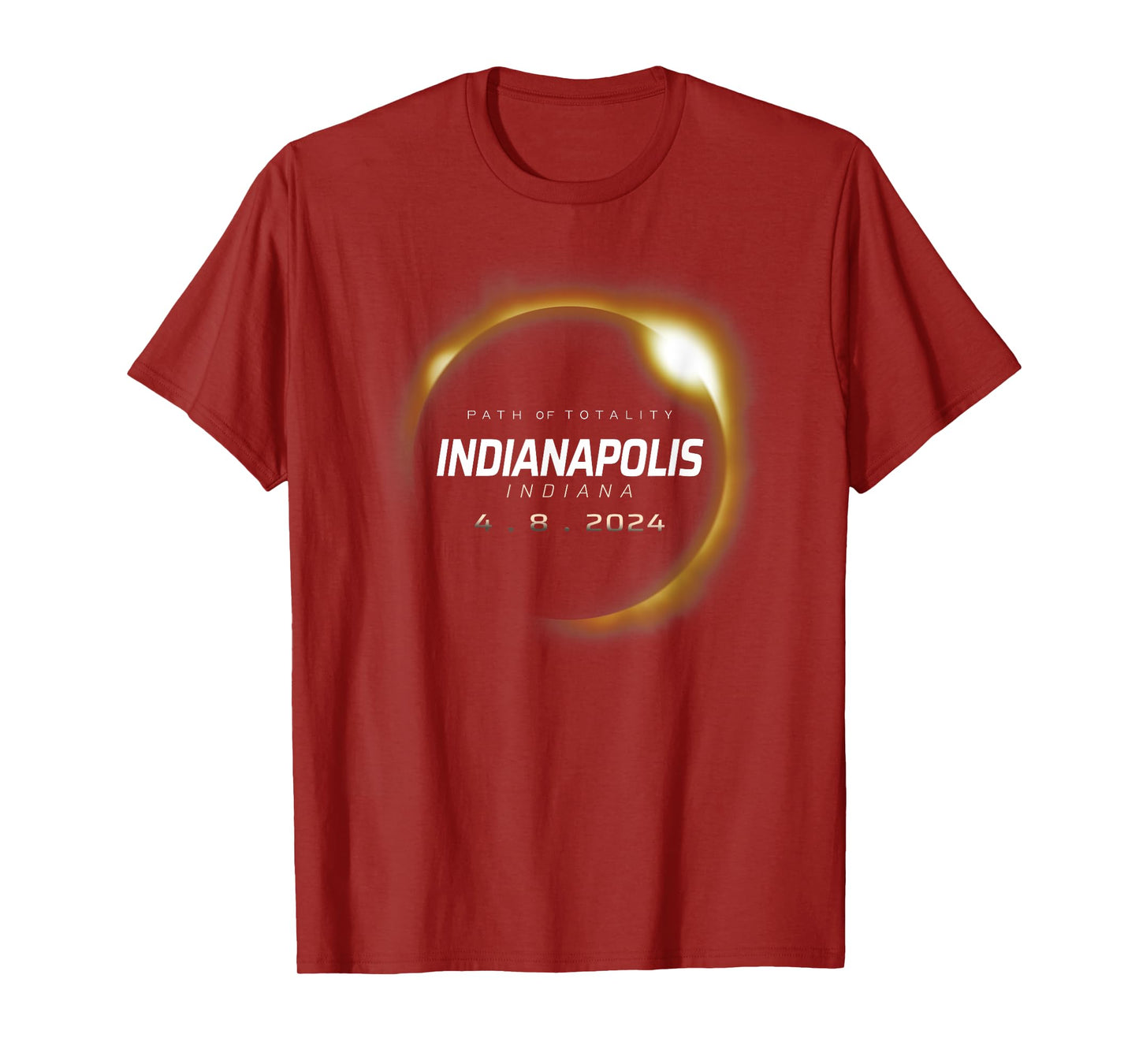 Total Solar Eclipse 2024 Indianapolis Indiana April 8 2024 T-Shirt