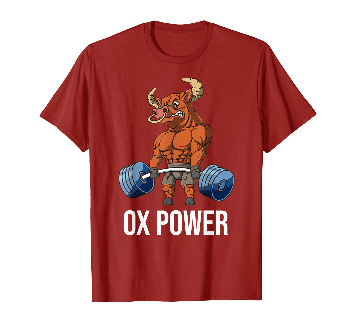 OX Power Weightlifting Deadlift Fitness Gym T-Shirt