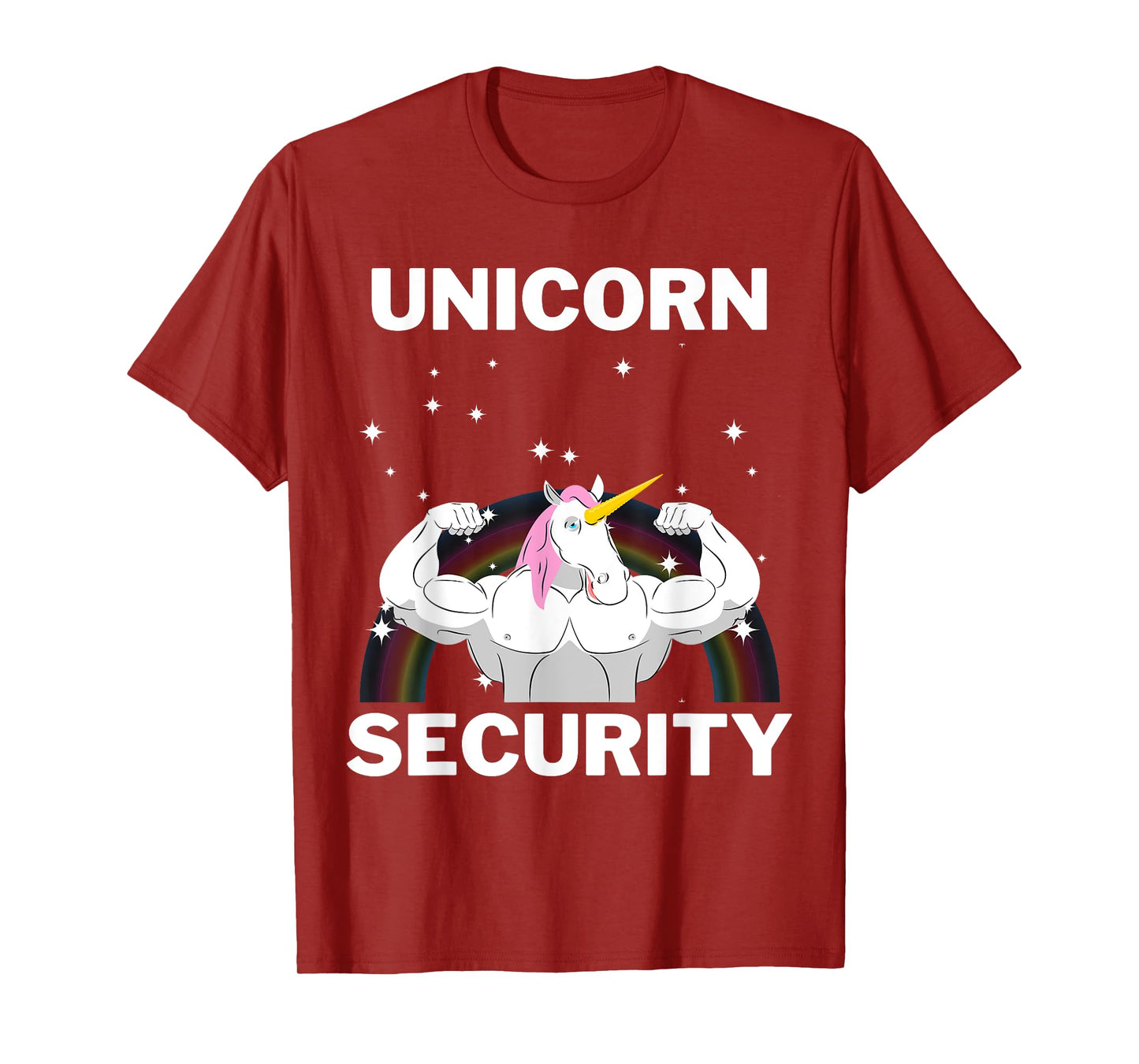 Unicorn Security Funny Gift Buff Strong T-Shirt