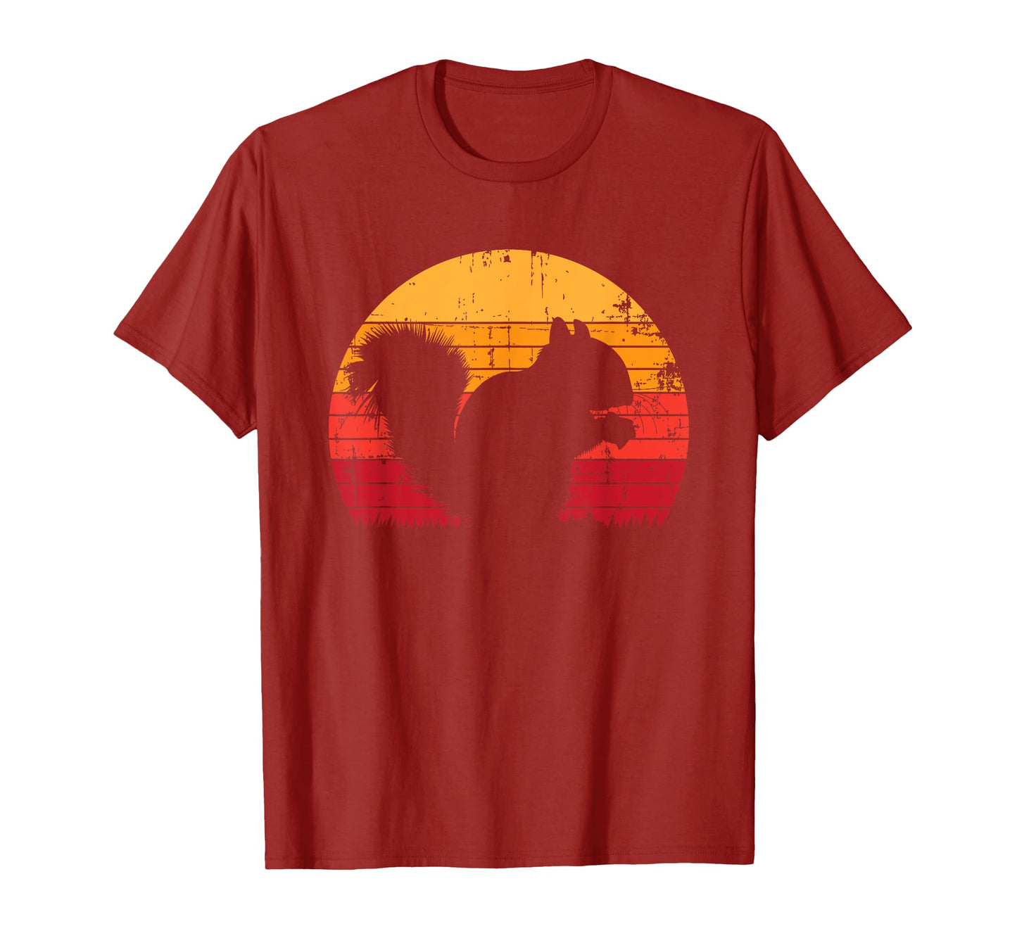 Funny Black Squirrel Sunset Vintage Safari For Men Women Kid T-Shirt