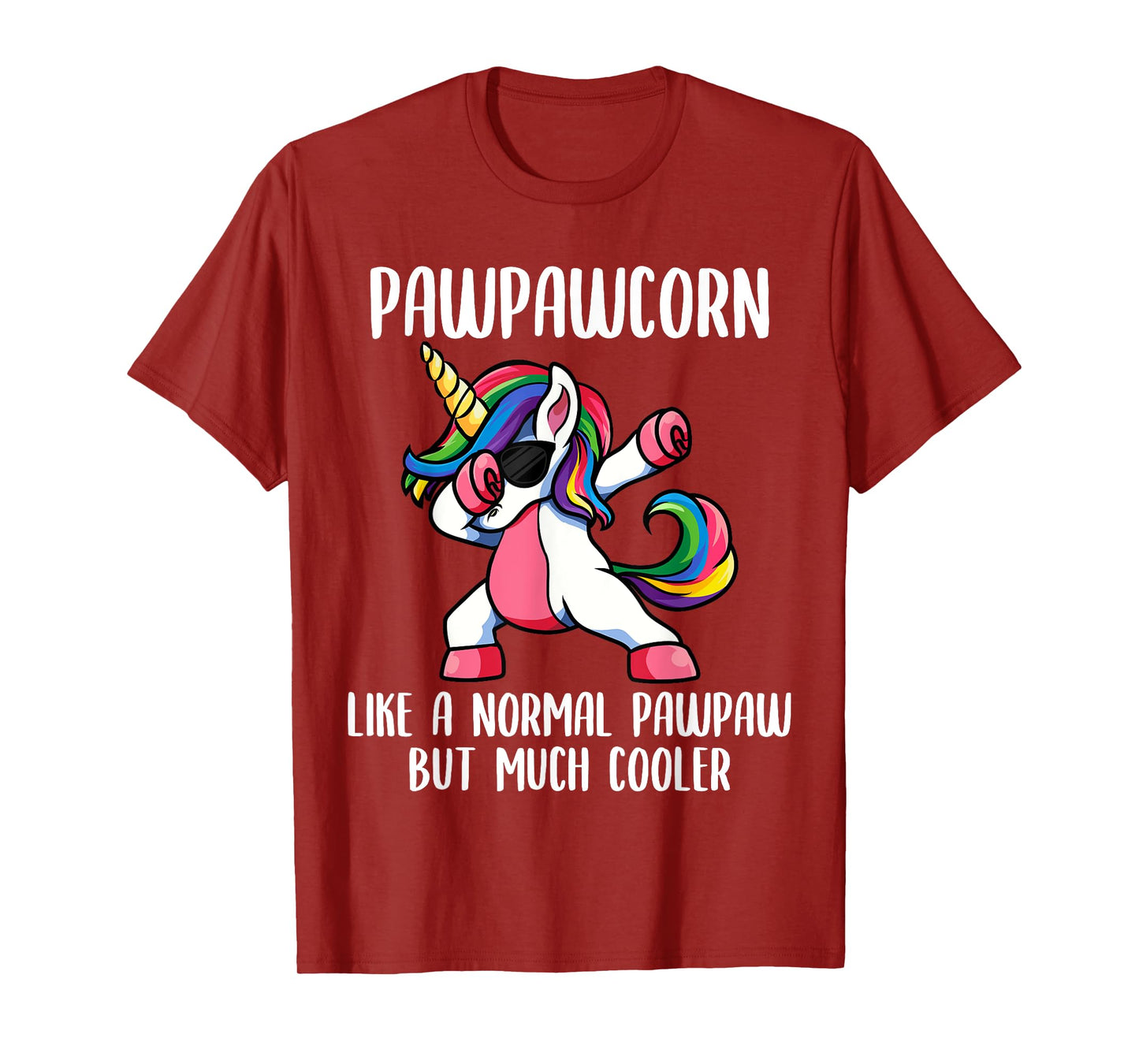 Unicorn Pawpaw Girl Clothes, PawpawCorn Cute T-Shirt