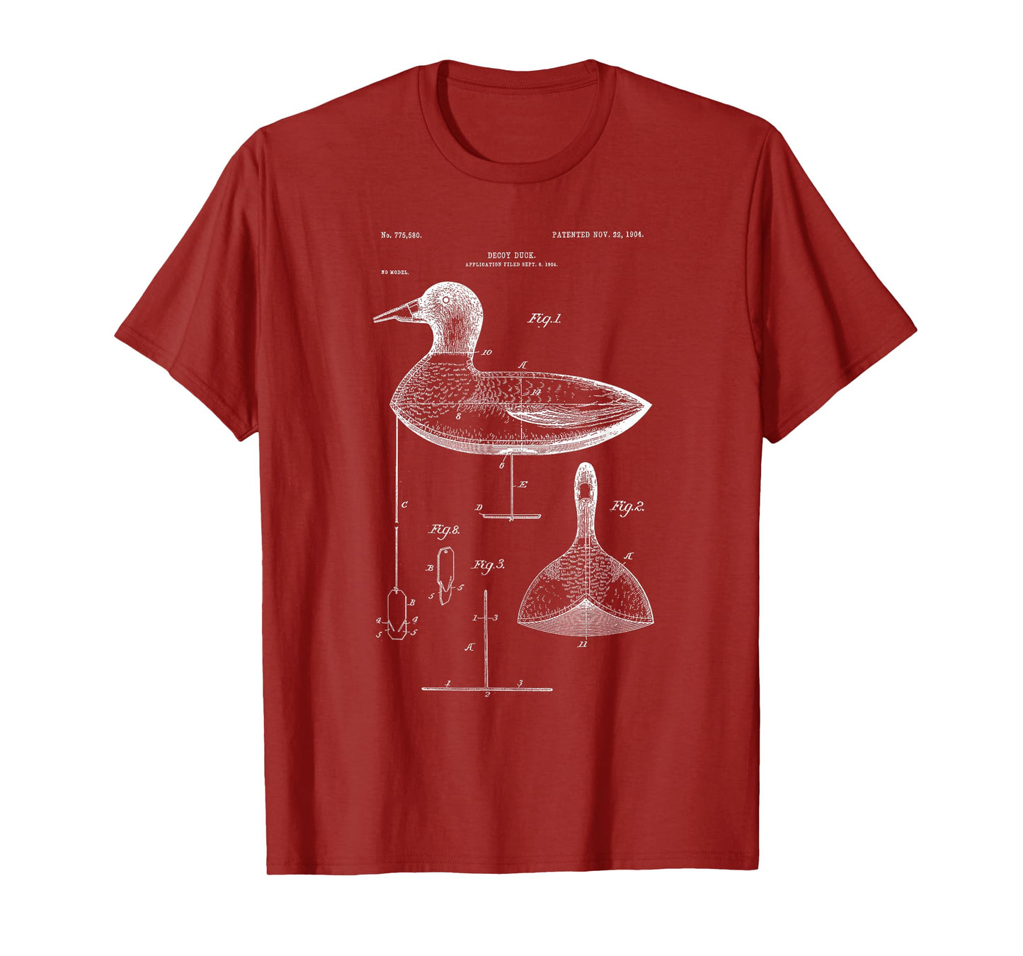 Vintage Duck Hunting Decoy Shirt - Wood Mallard Carving Tee T-Shirt
