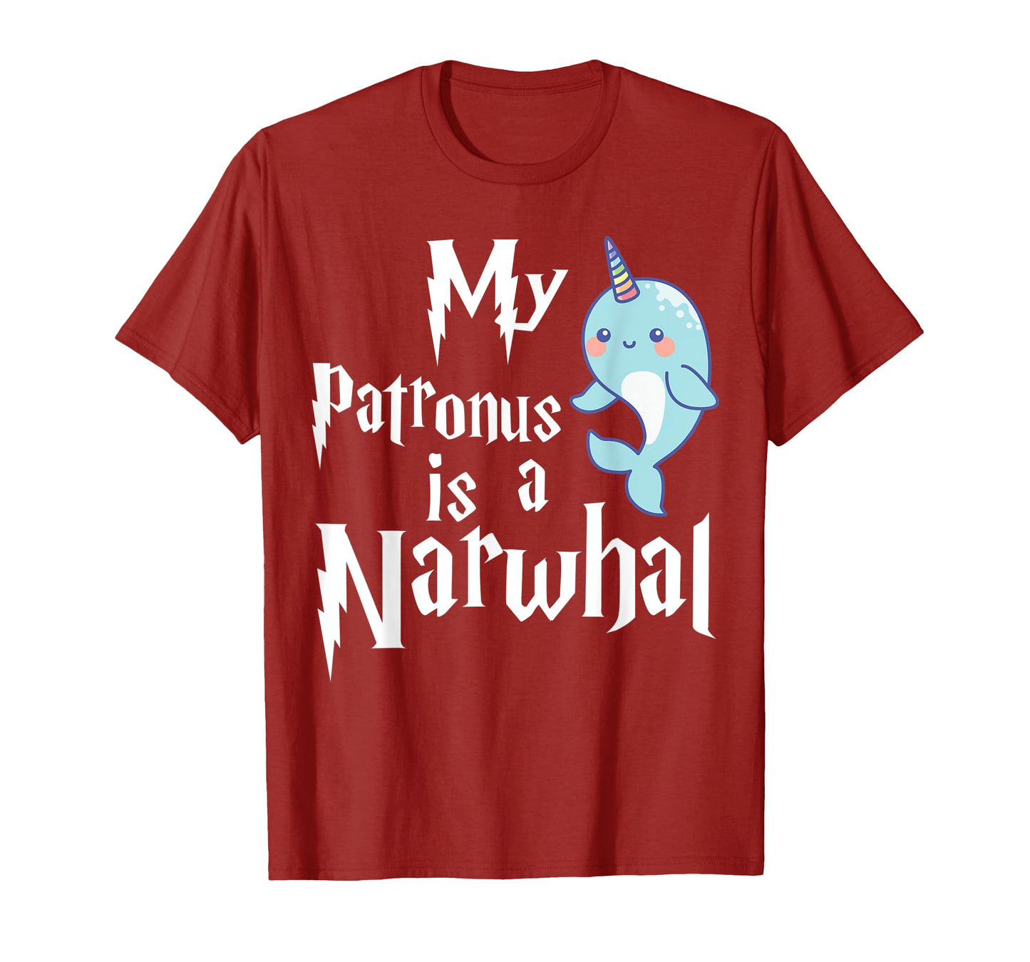 My Patronus Is A Narwhal Women Narwhal Lovers Girls Kid Gift T-Shirt