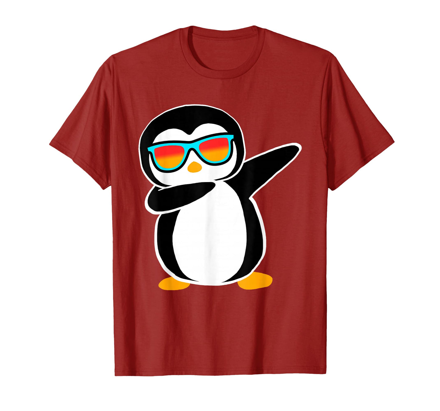 Dabbing Penguin Cute Animal Birthday Party Gift T-Shirt