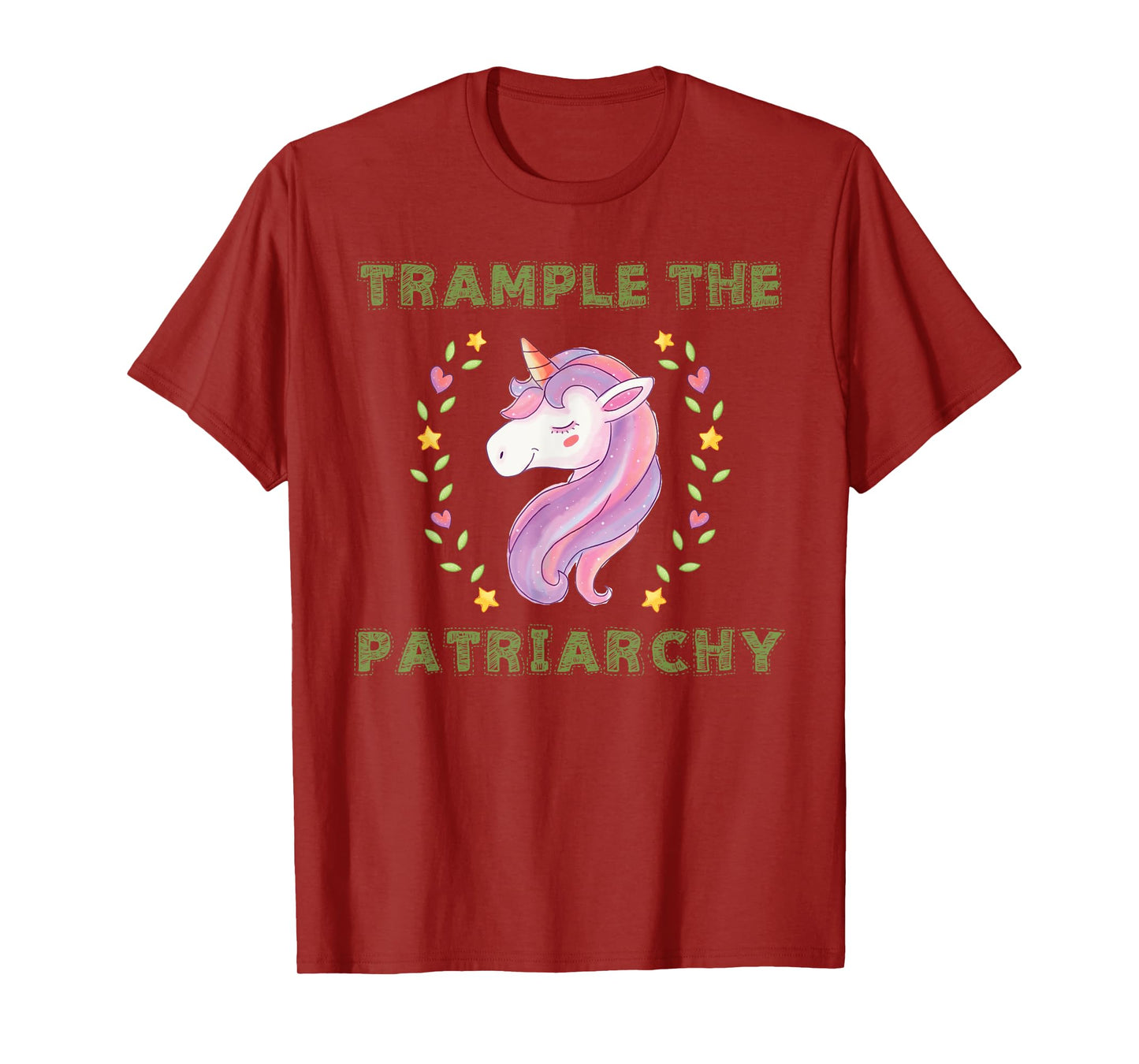 Trample The Patriarchy, Unicorn Lovers Feminist T-Shirt