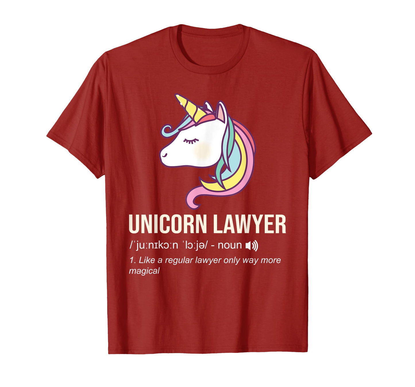 Unicorn Lawyer Like A Regular Lawyer Funny Shirt T-Shirt