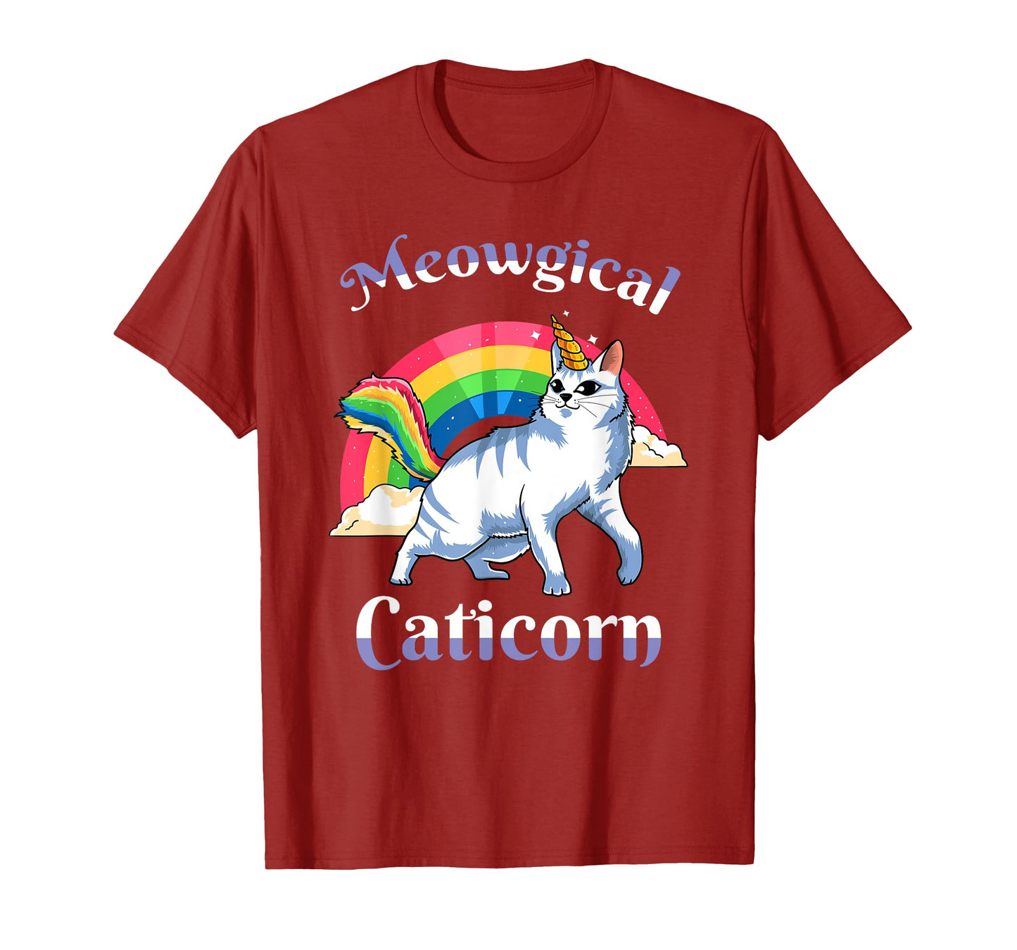 Meowgical Caticorn Unicorn Cat Girls Kitty Kitten Lover Gift T-Shirt